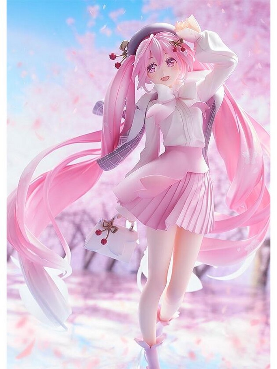 出自《character vocal系列01 初音未来》,由绘师rella所绘制的「樱