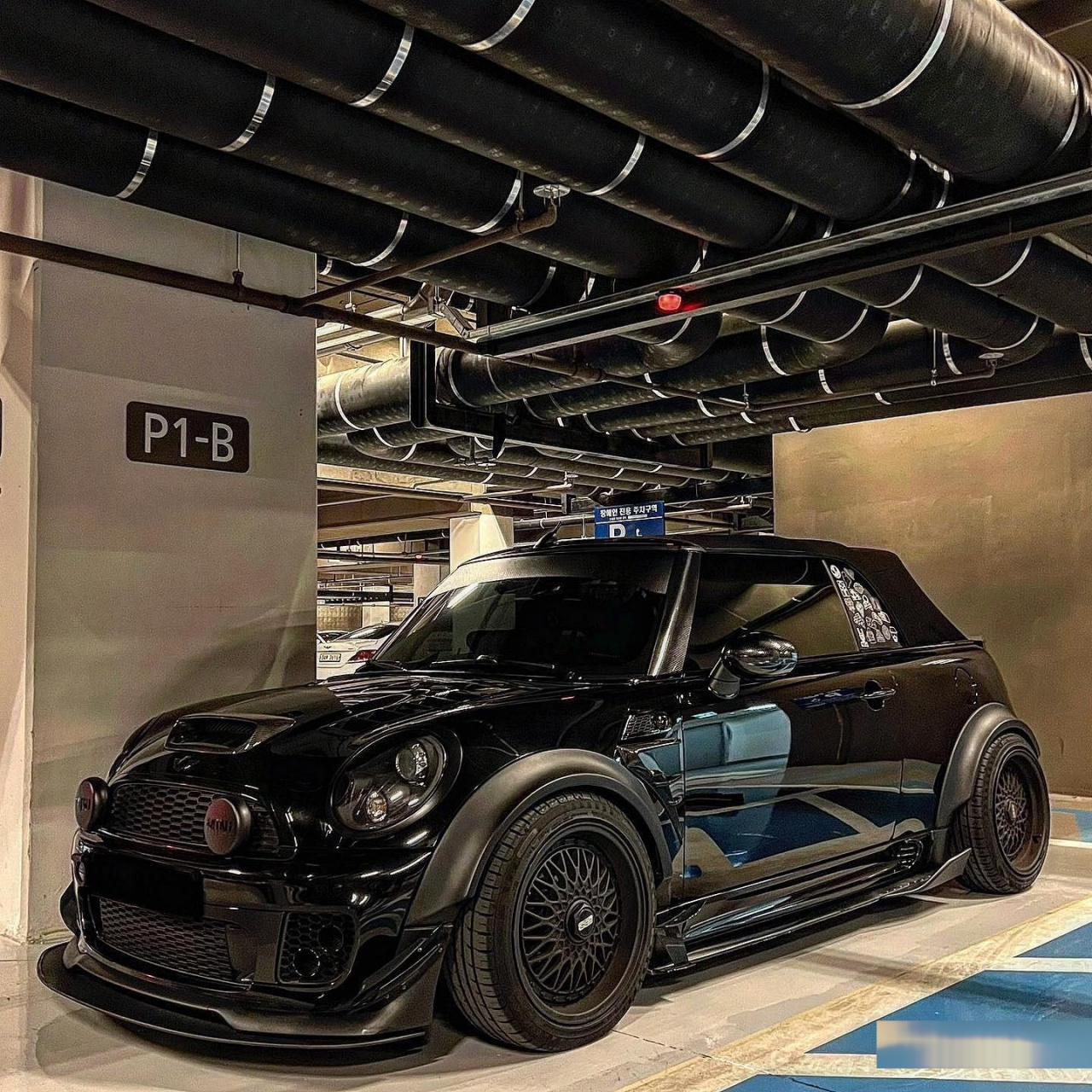 组图欣赏 | mini敞篷 黑武士案例.