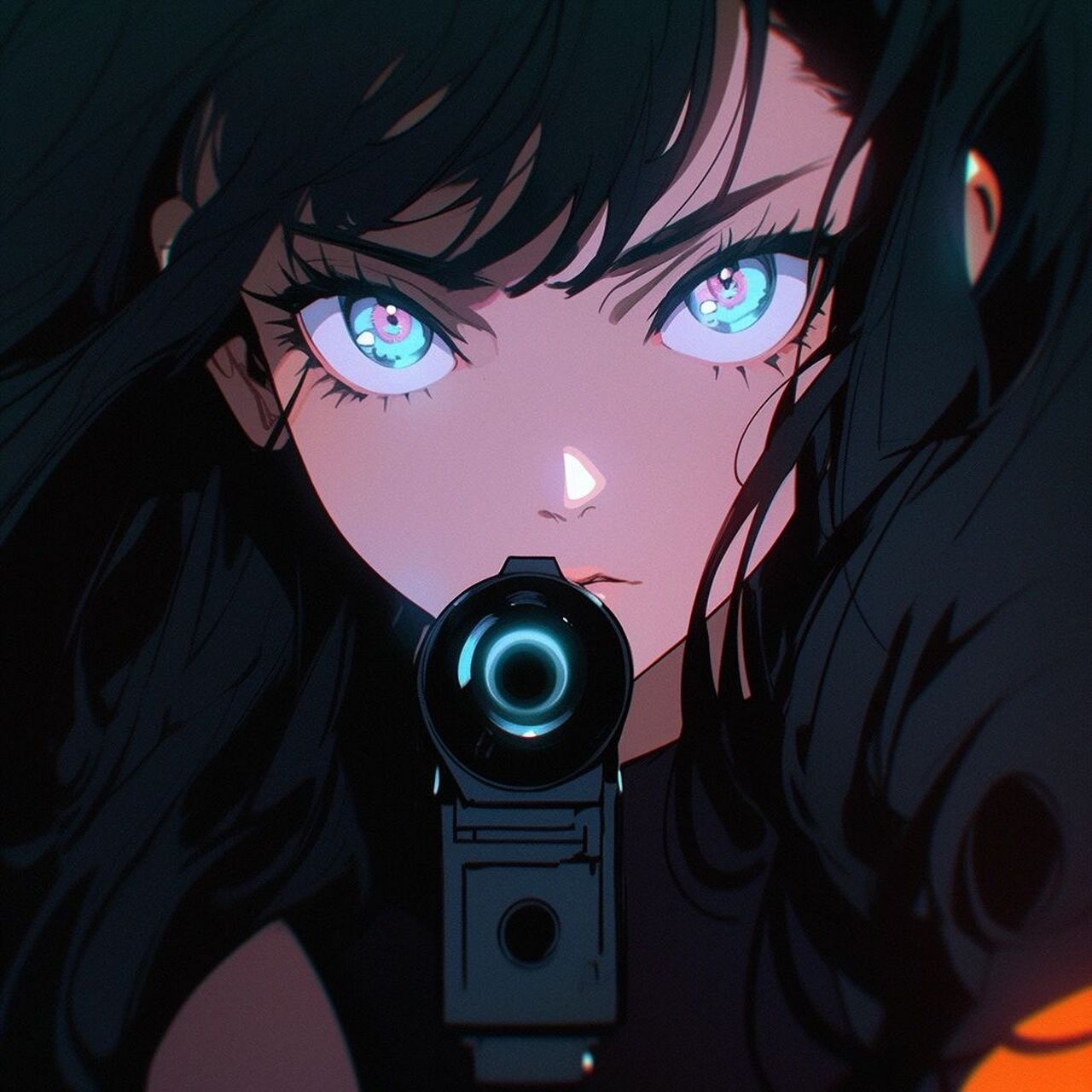 飒!/旧漫/持枪女孩头像