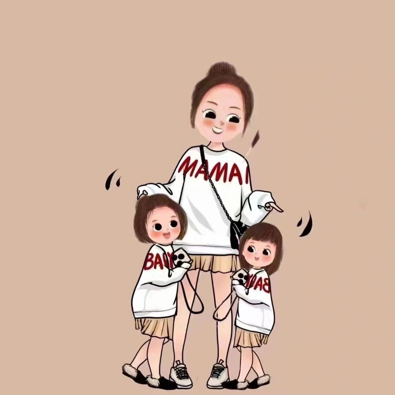 亲子‖母女头像