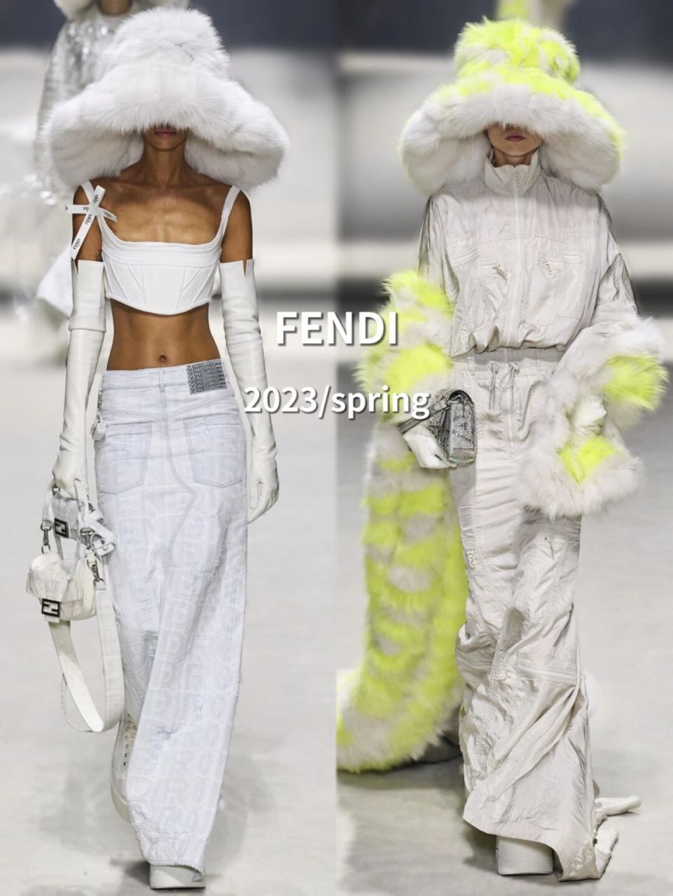 7815"小马哥"夸张的皮草帽饰成为了秀场上的点睛之笔!