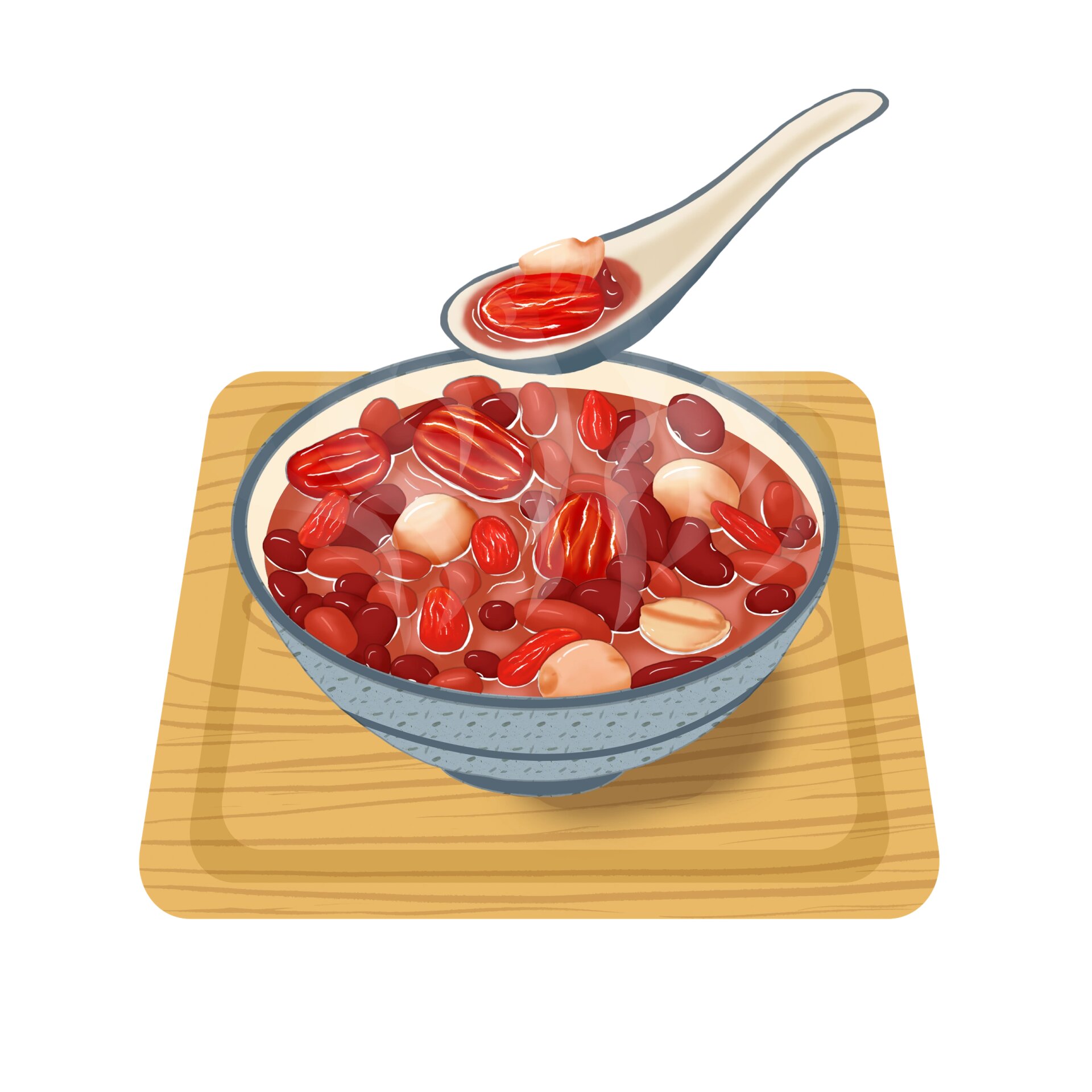 免抠图| 腊八粥03素材分享