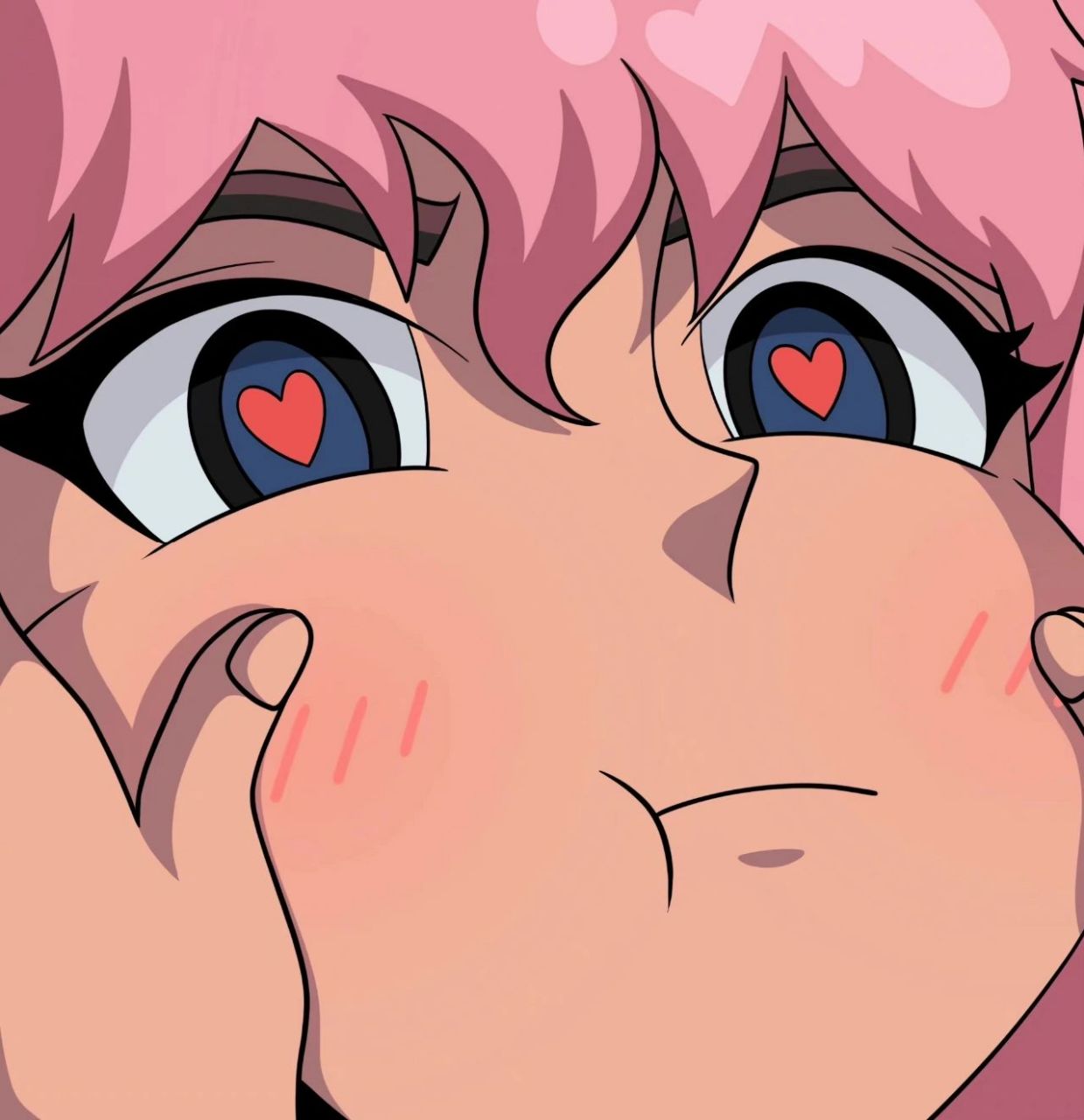 你们想要的爱心眼情头来啦～ 宝,快换情头