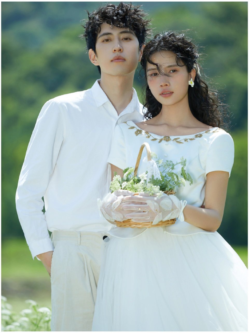 被这组仙气飘飘的森系婚纱照美到了!