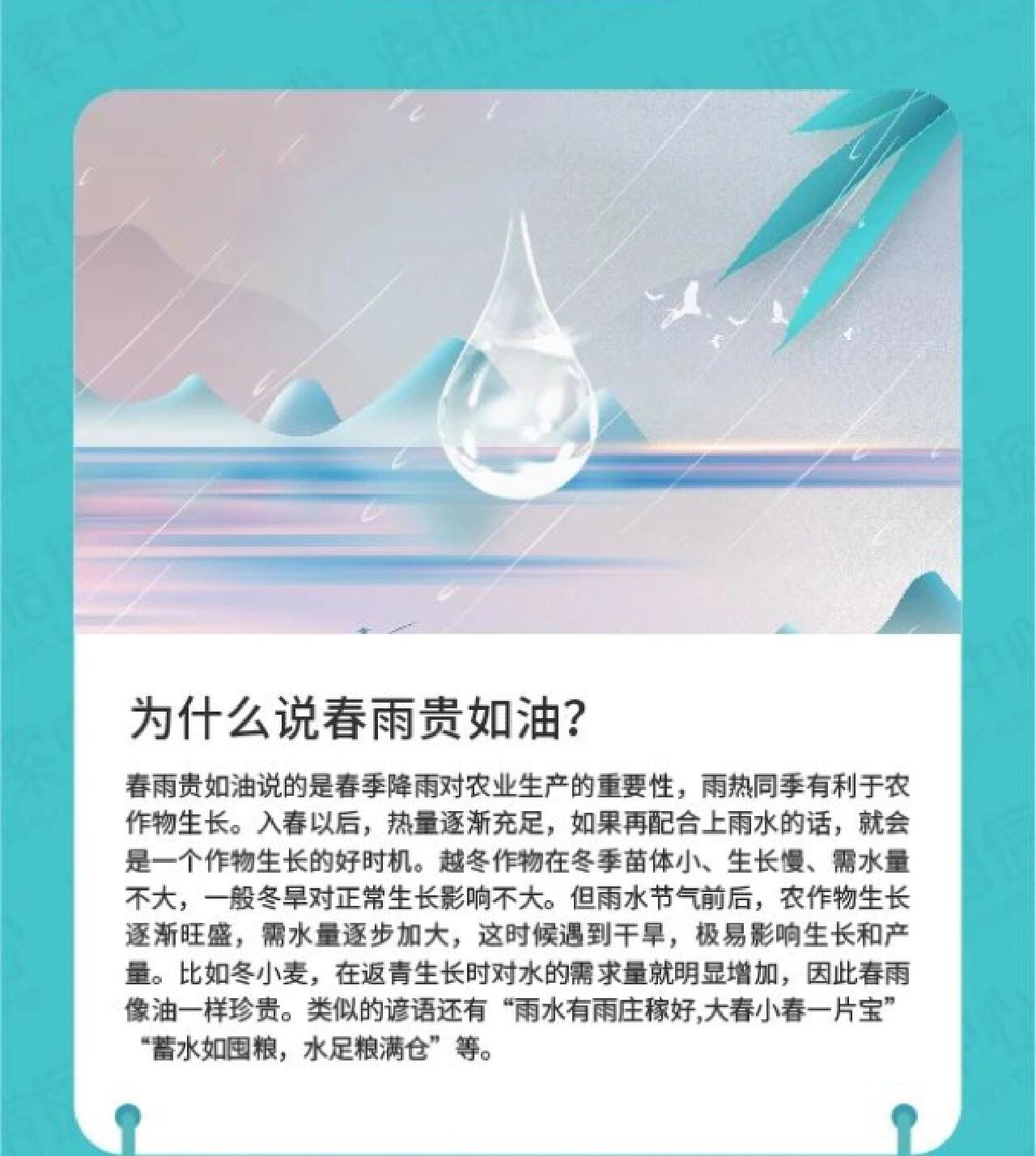 为什么说春雨贵如油? 摘自:海信探索中心