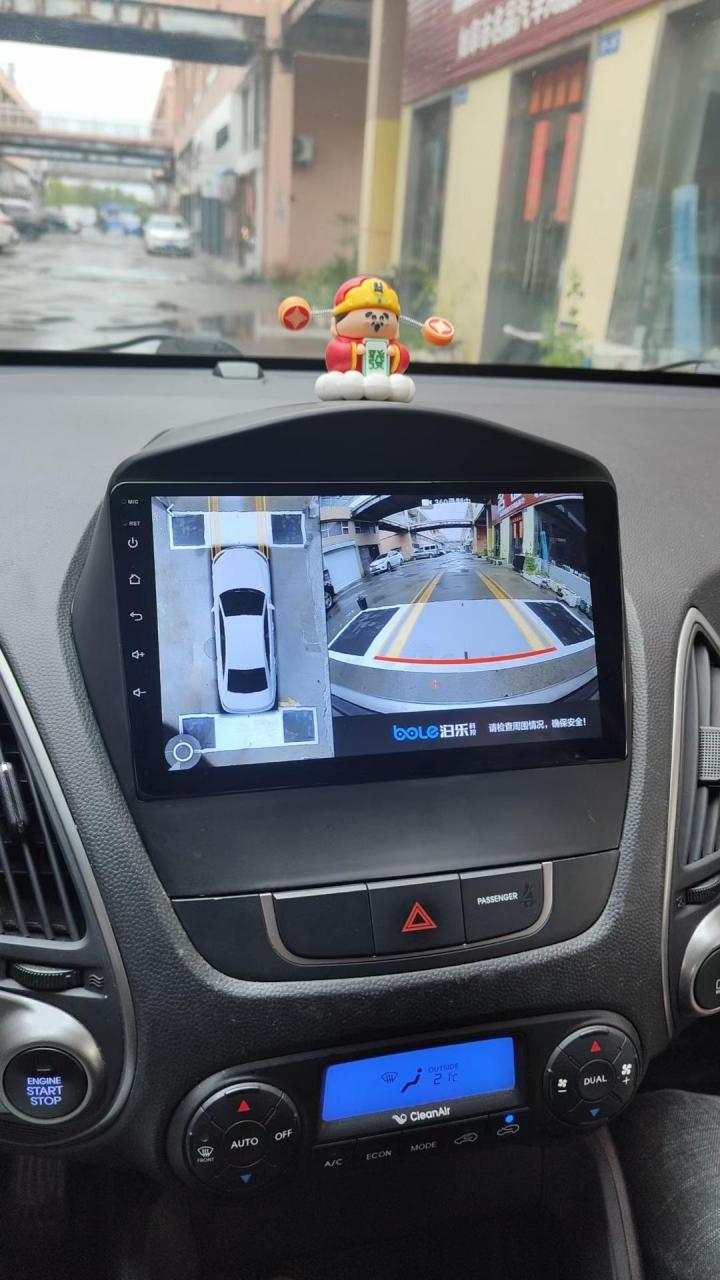 现代ix35升级泊乐全景导航一体机!