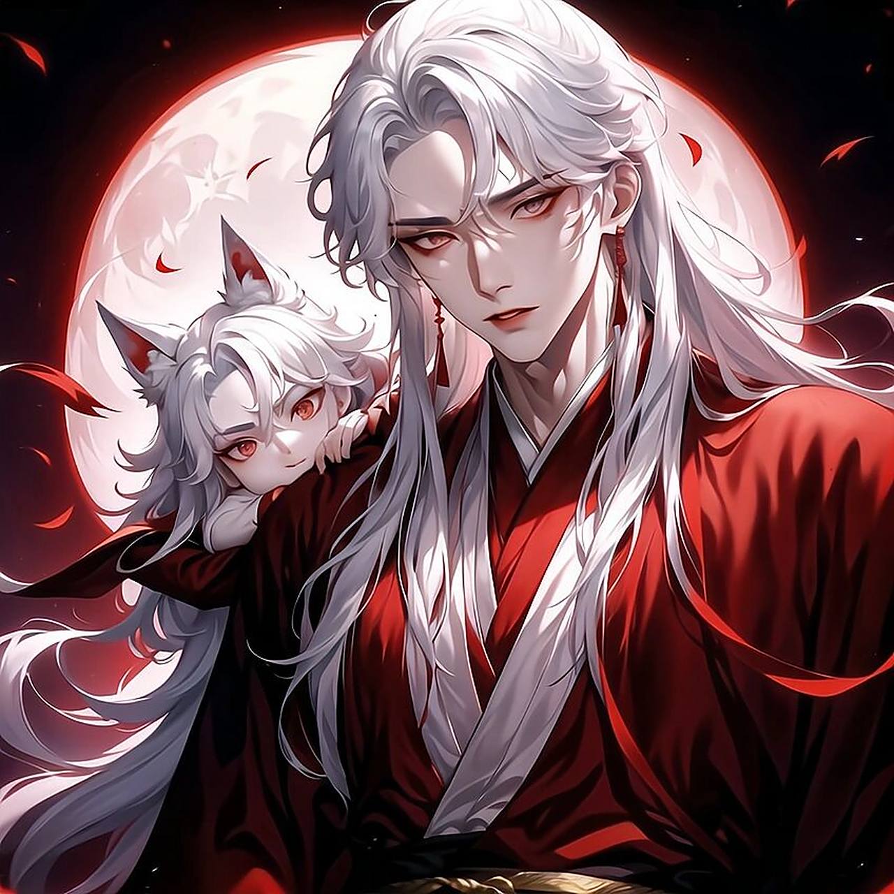 ai绘画|古风男头|狐狸美男 第一次弄的,这么帅,泰酷辣