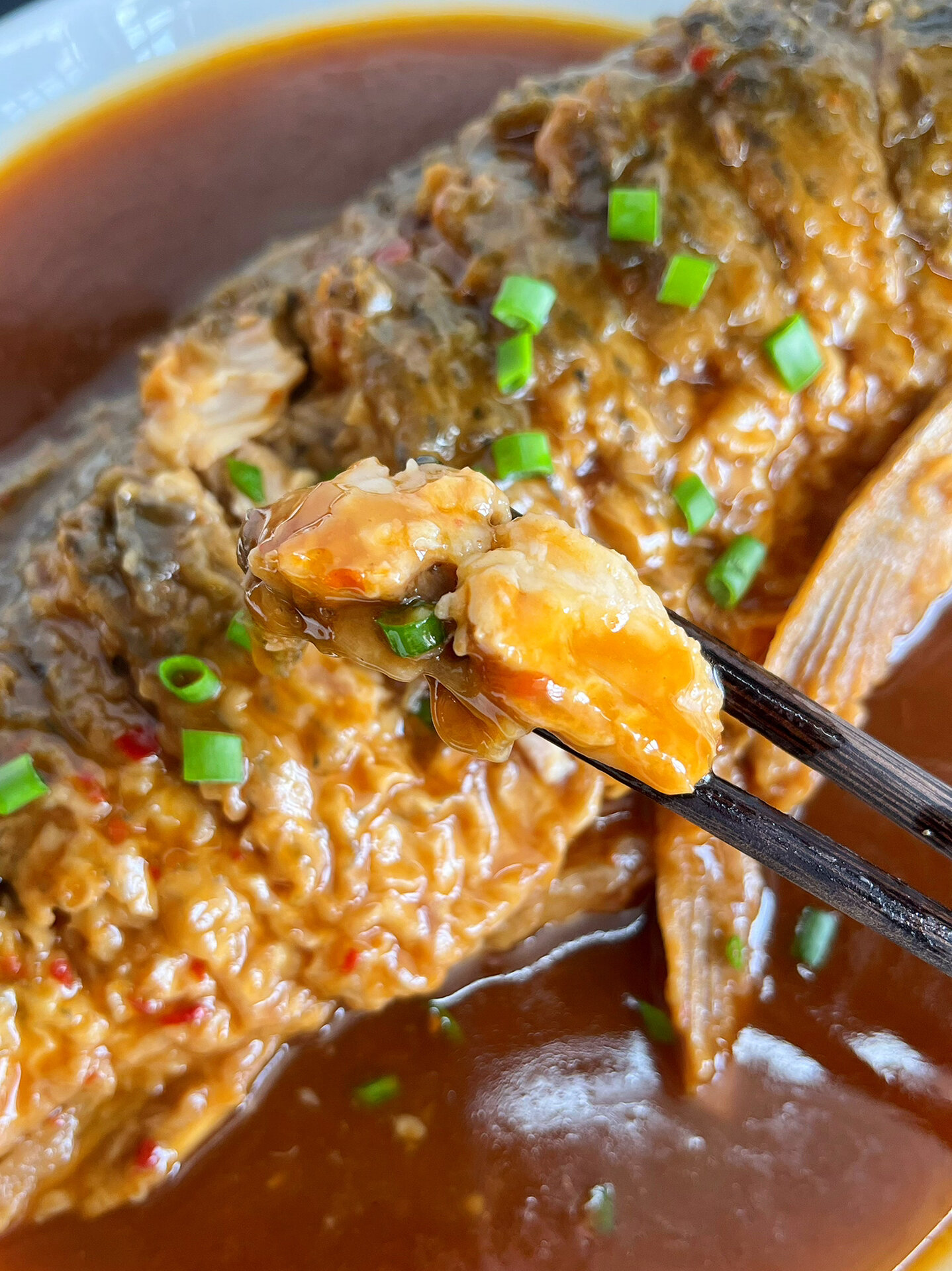 在家红烧鲤鱼这样做好吃到爆 好吃的鲤鱼的吃法又来了 今天红烧 92