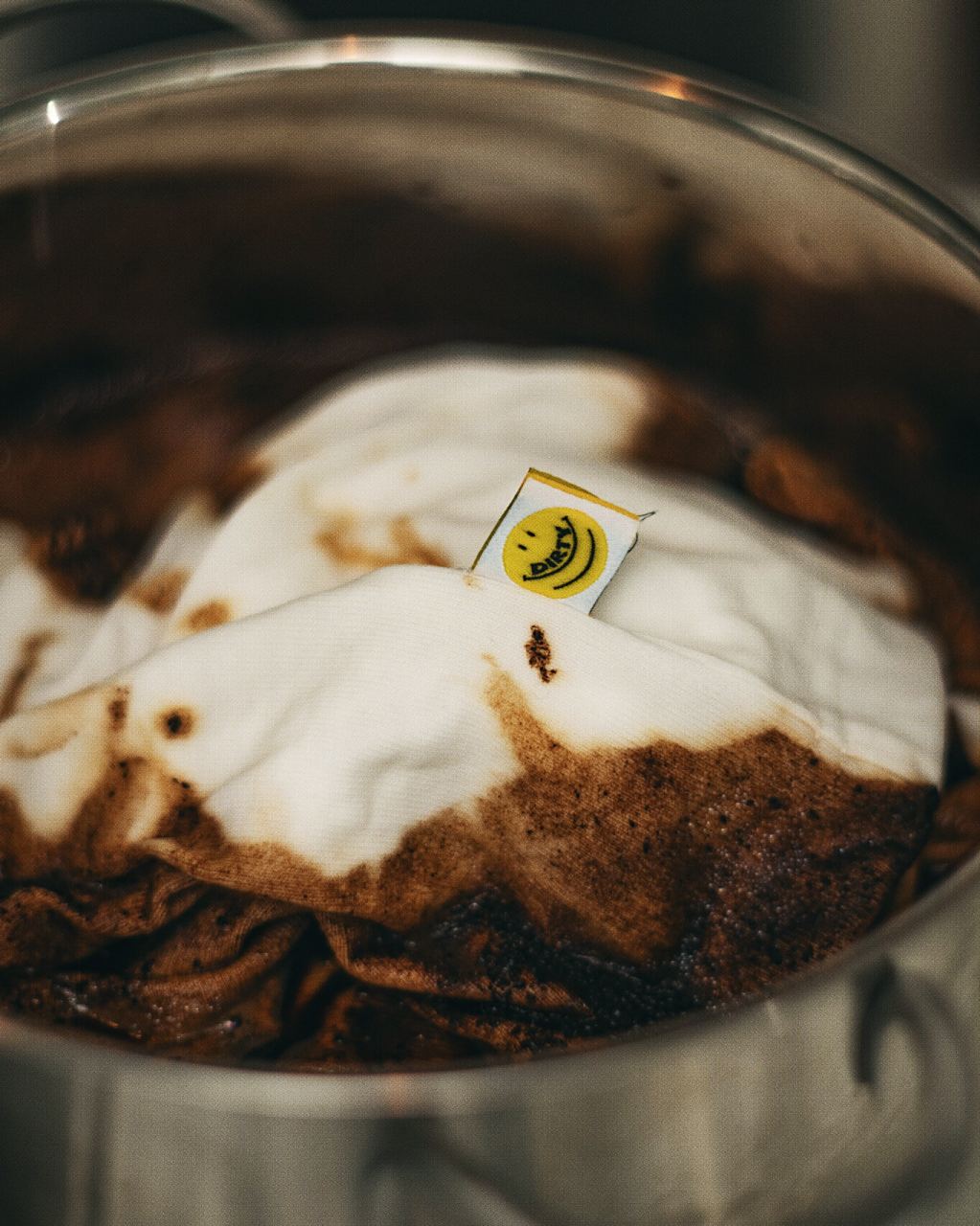 diy染色|咖啡染 well 咖啡染的图文归档 材料:咖啡渣,盐,明矾 (咖啡渣