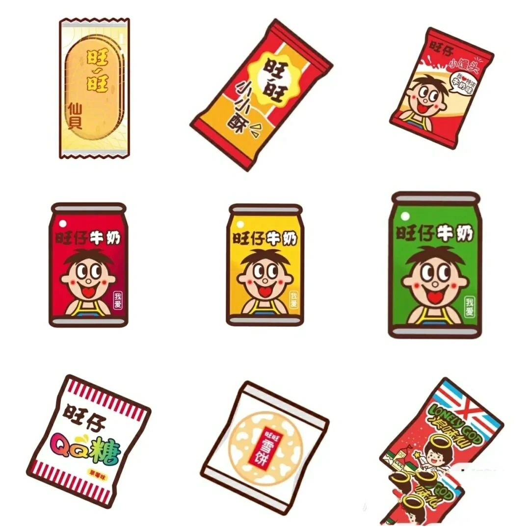 自制小贴纸零食篇