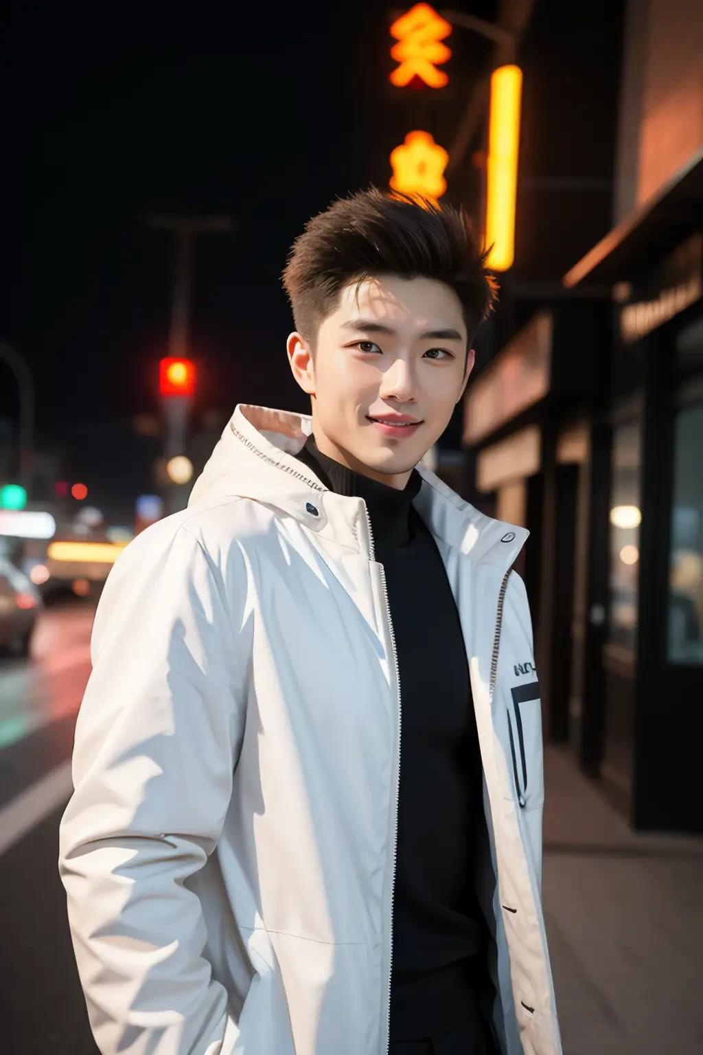 白衣翩翩少年郎,青春年少气自华