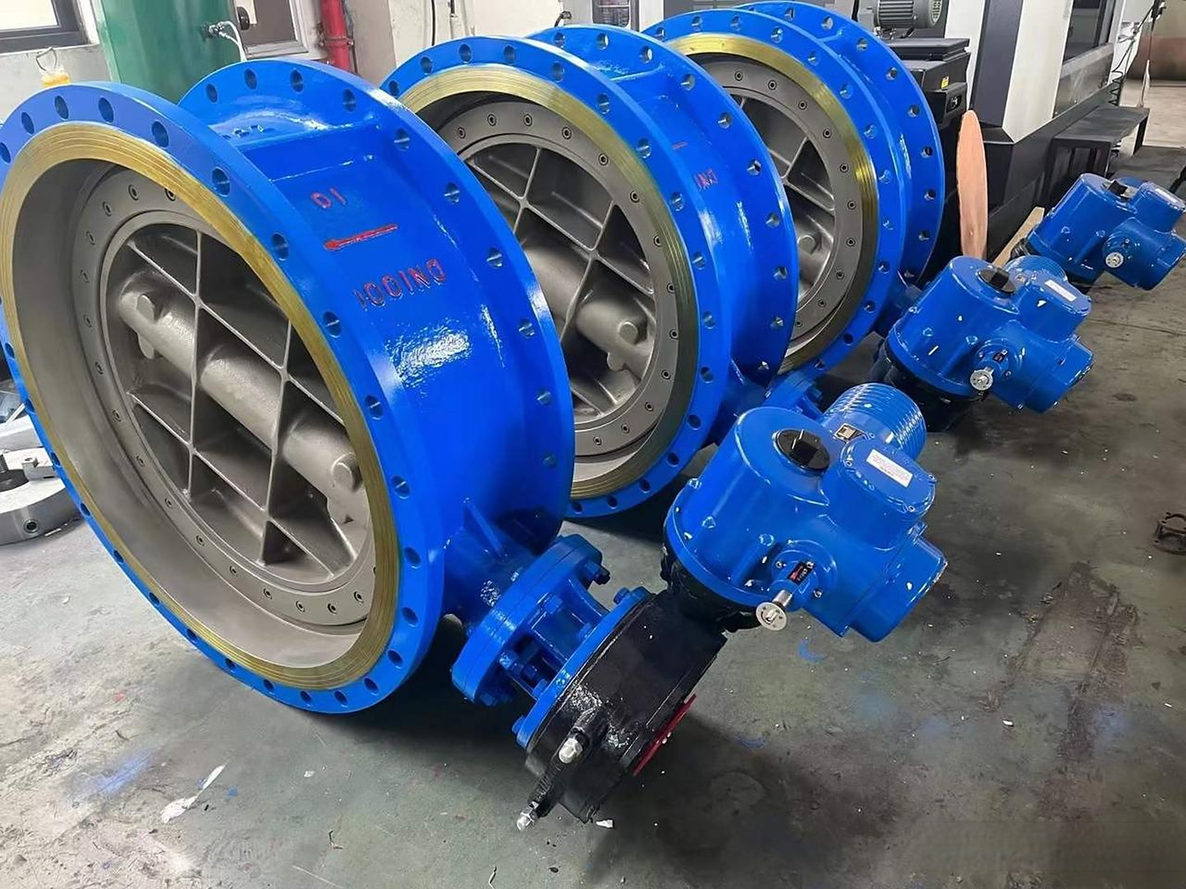 中隆鼎控zldkv电动气动衬氟蝶阀截止阀