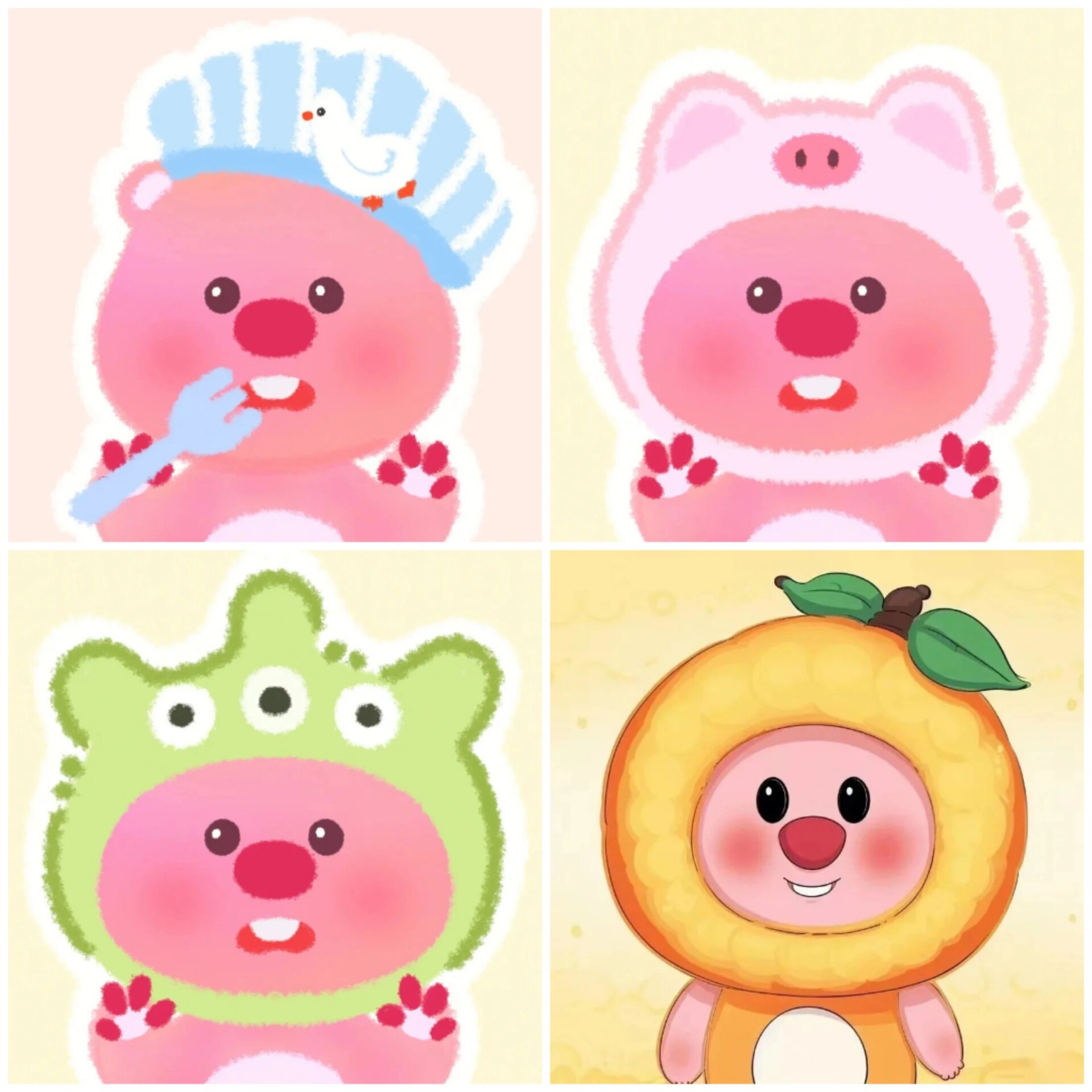 卡通版小海狸露比loopy来咯