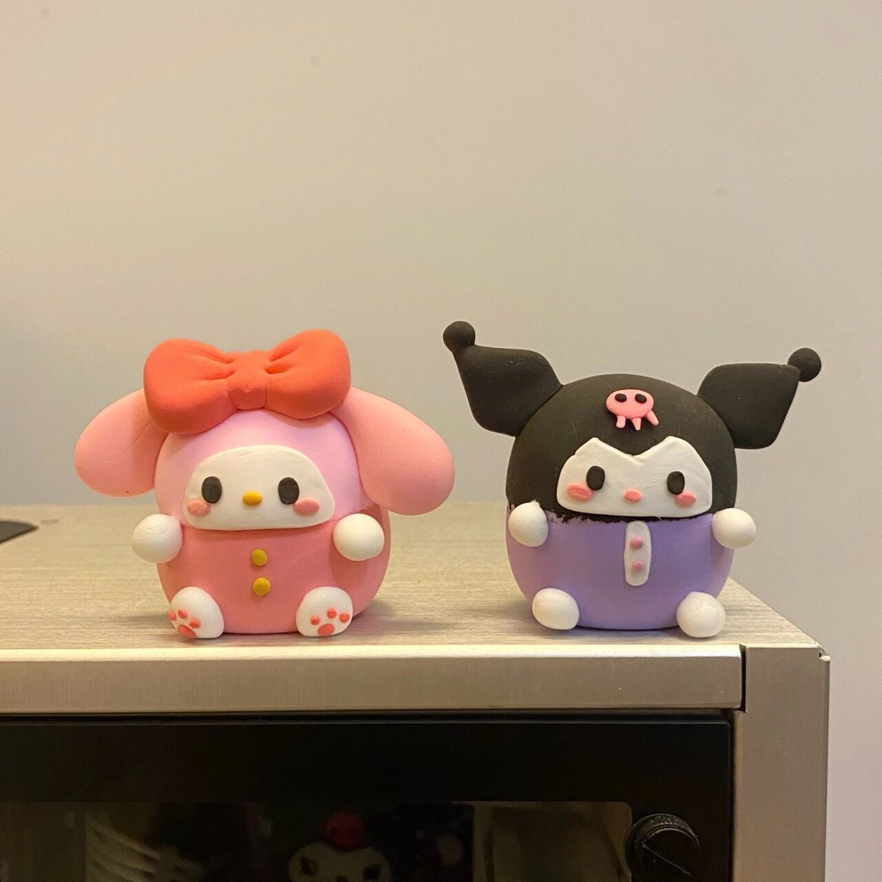 超轻粘土·库洛米美乐蒂坐坐乐(有教程) 后面还会继续做其他的!