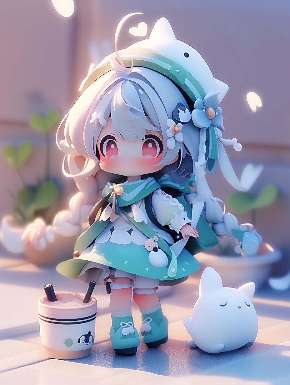 q版粘土捏娃参考图来啦!