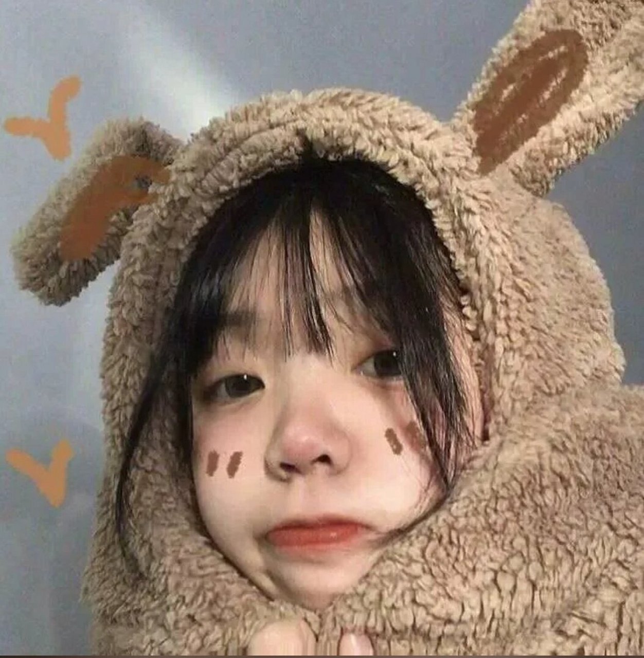 真人女头可爱款