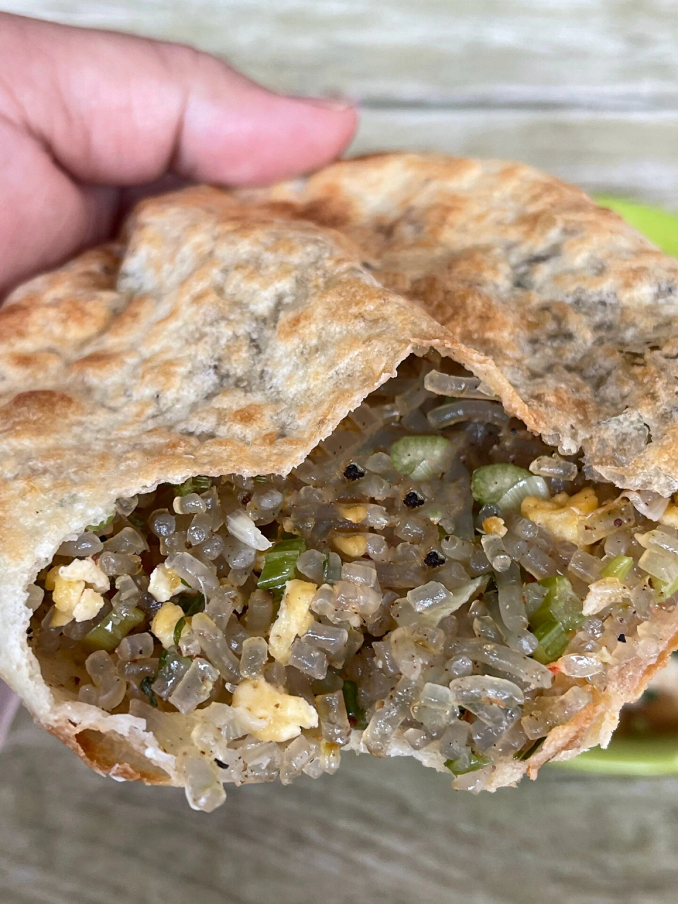 淄博博山火烧 淄博孙记火烧,肉火烧3块,素火烧2块5,这是博山火烧吧?