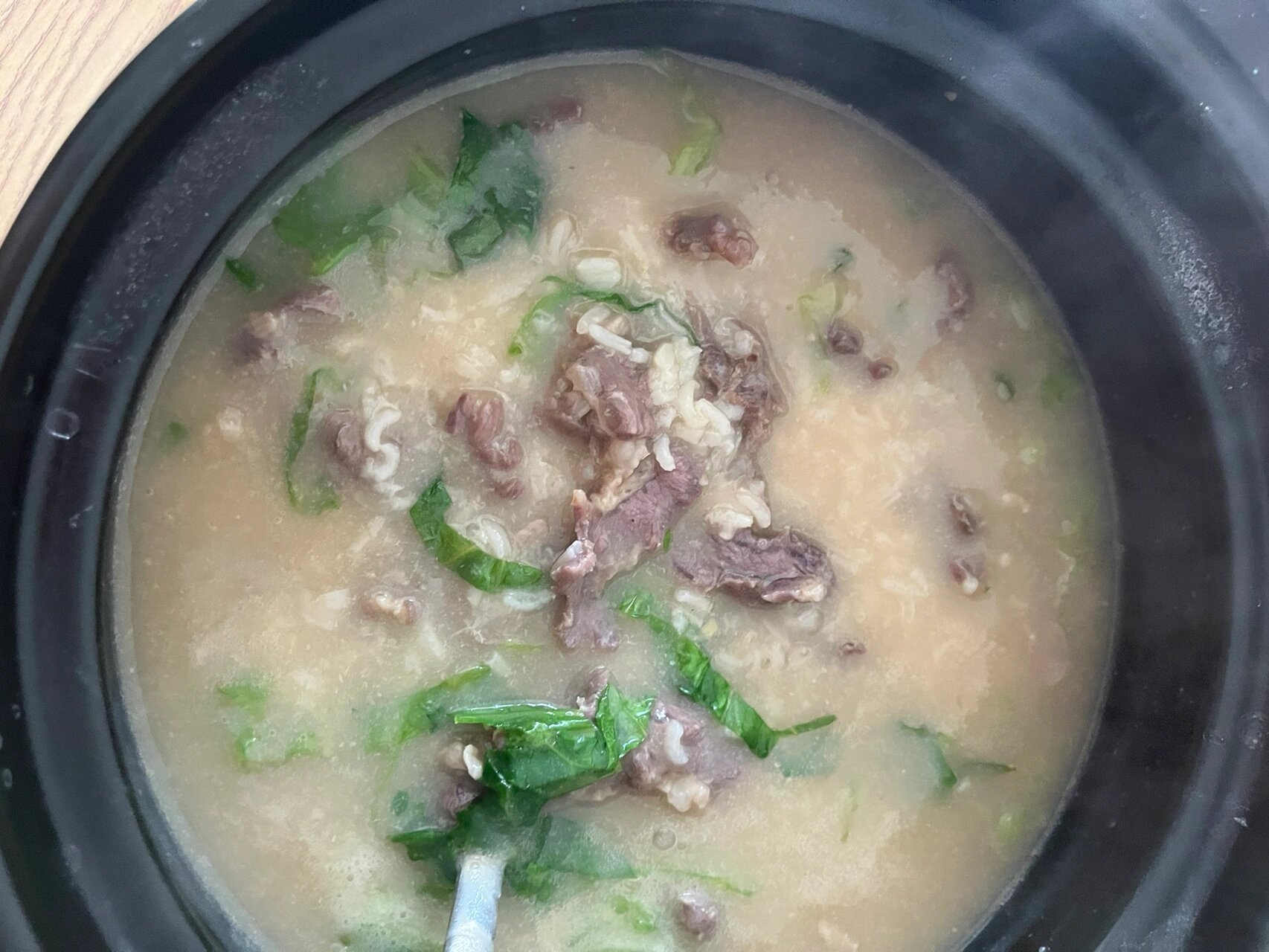 生滚牛肉粥0428 因为疫情 手艺也捡起来了,早餐做生滚牛肉粥 牛肉