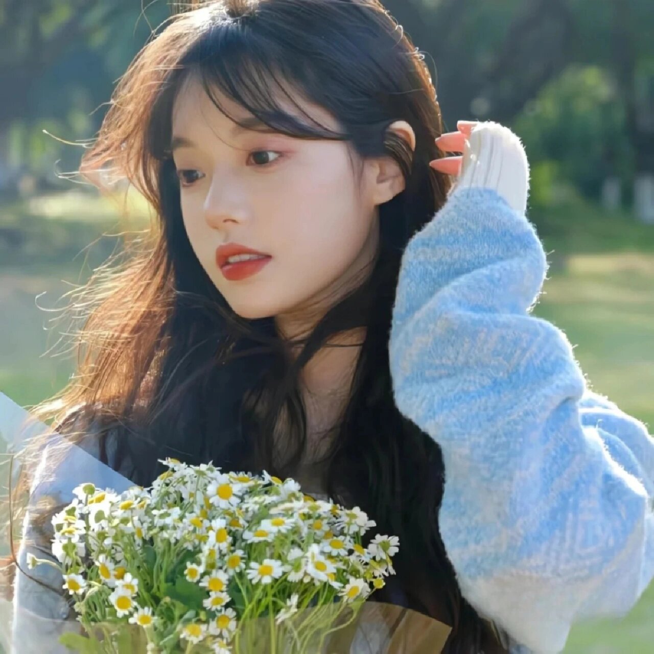 侧脸杀女生头像 侧脸杀温柔女生头像