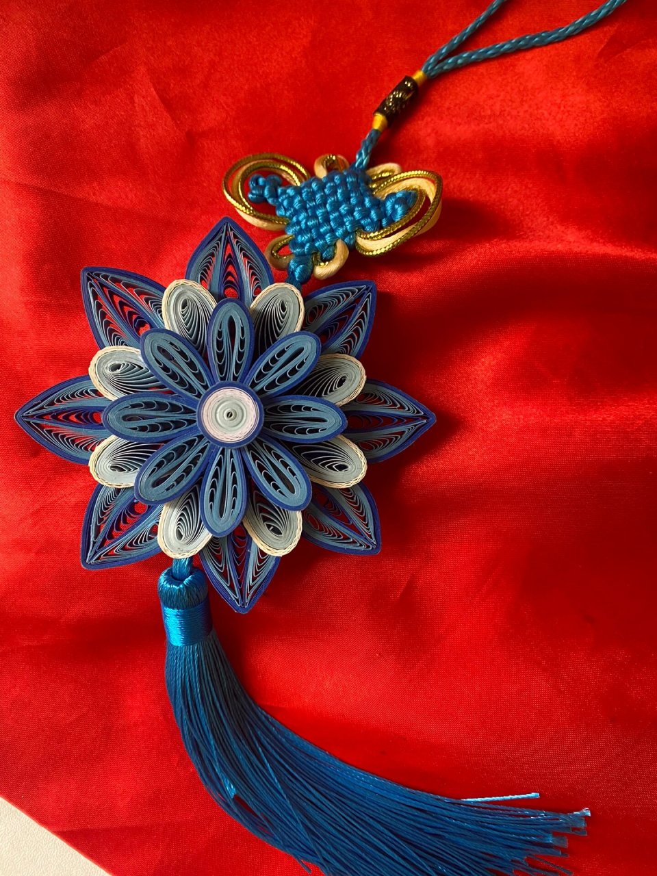 衍纸挂件 这个假期很废妈