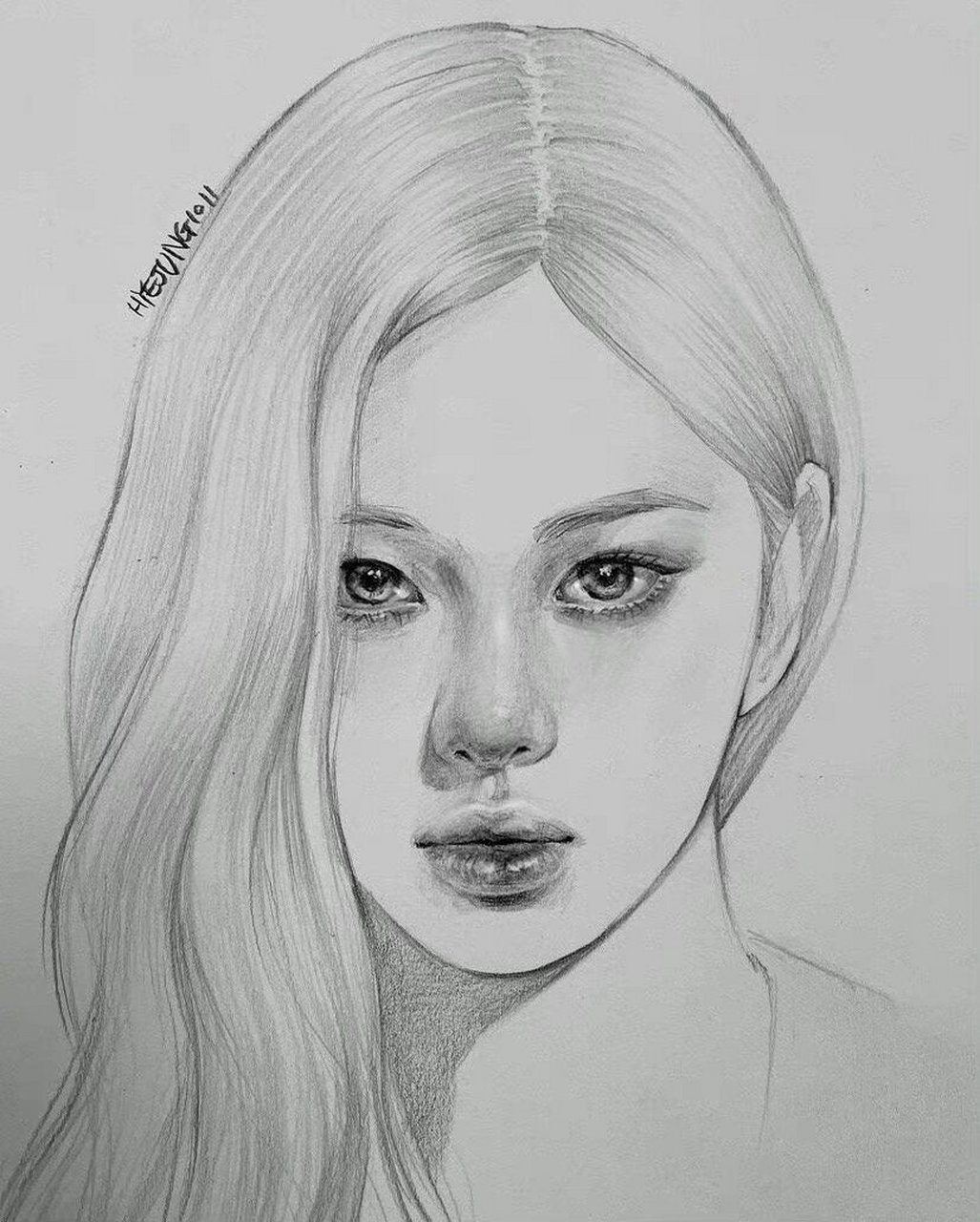 素描blackpink图片