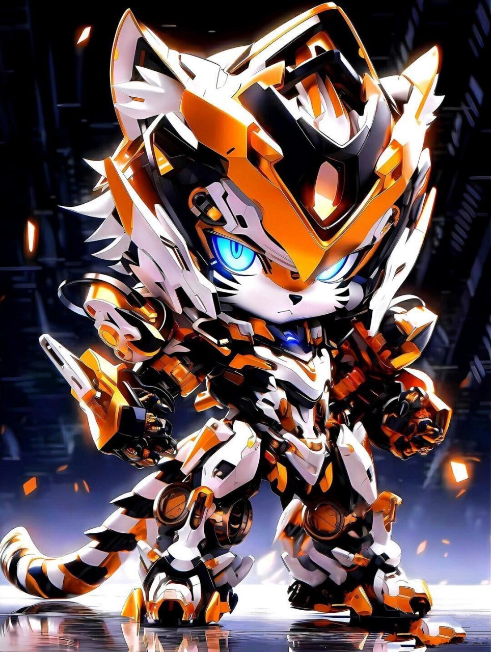 机甲 老虎=?  精品老虎机甲壁纸