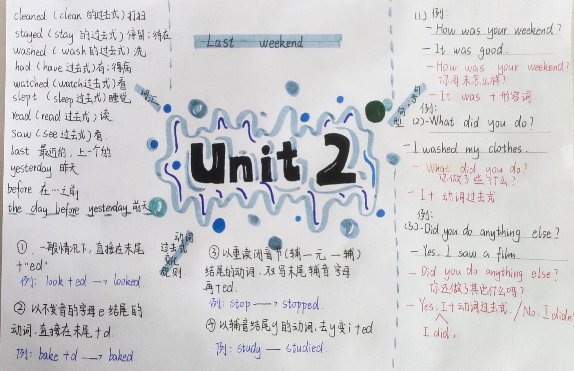 六年级下册pep第二单元思维导图  拿图自取哦