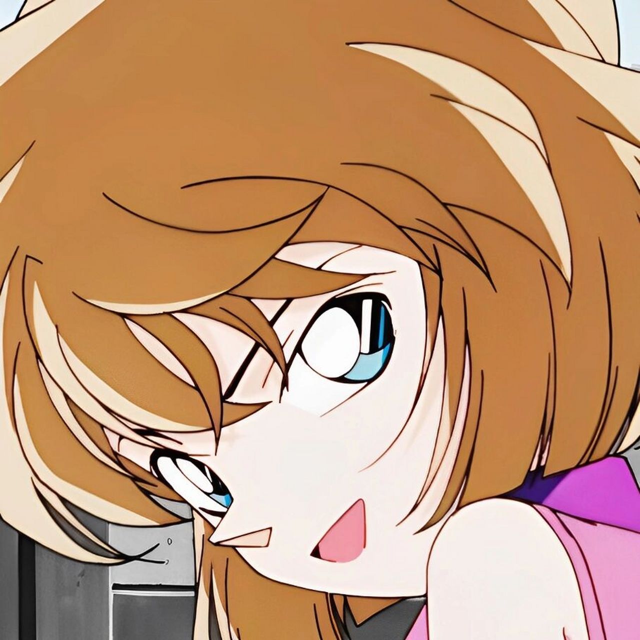 灰原哀绝美头像  有一些是把新绘改了改