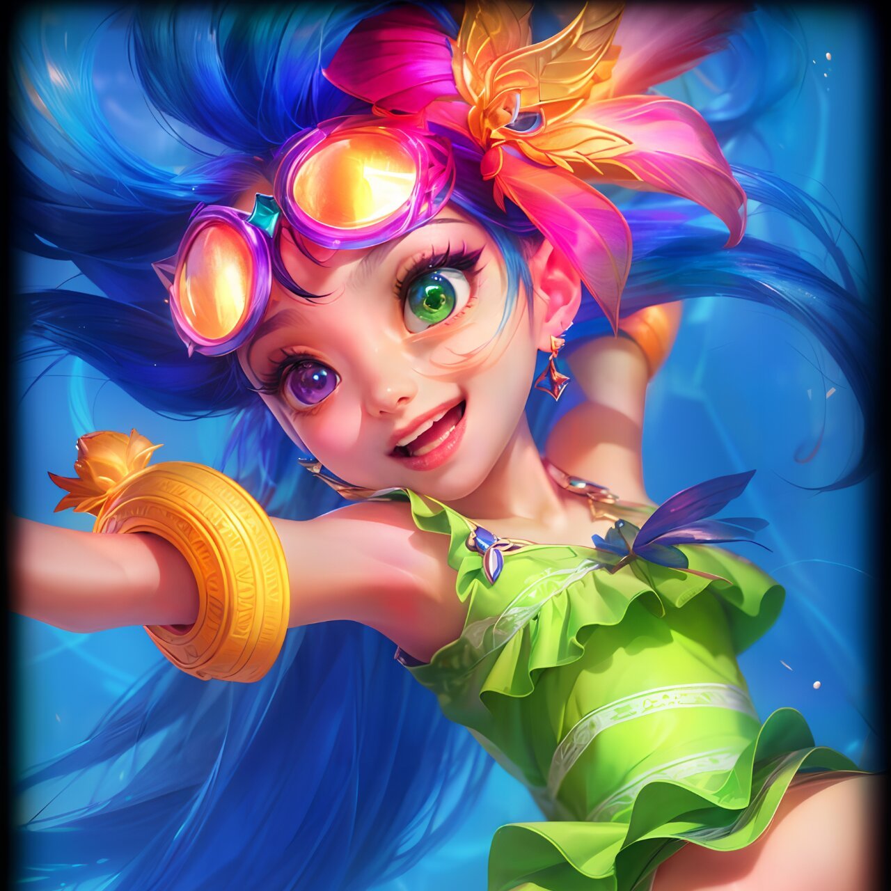 英雄联盟高清头像(1:1)中单篇-3-佐伊 图标 02中单篇-3-02; 本次