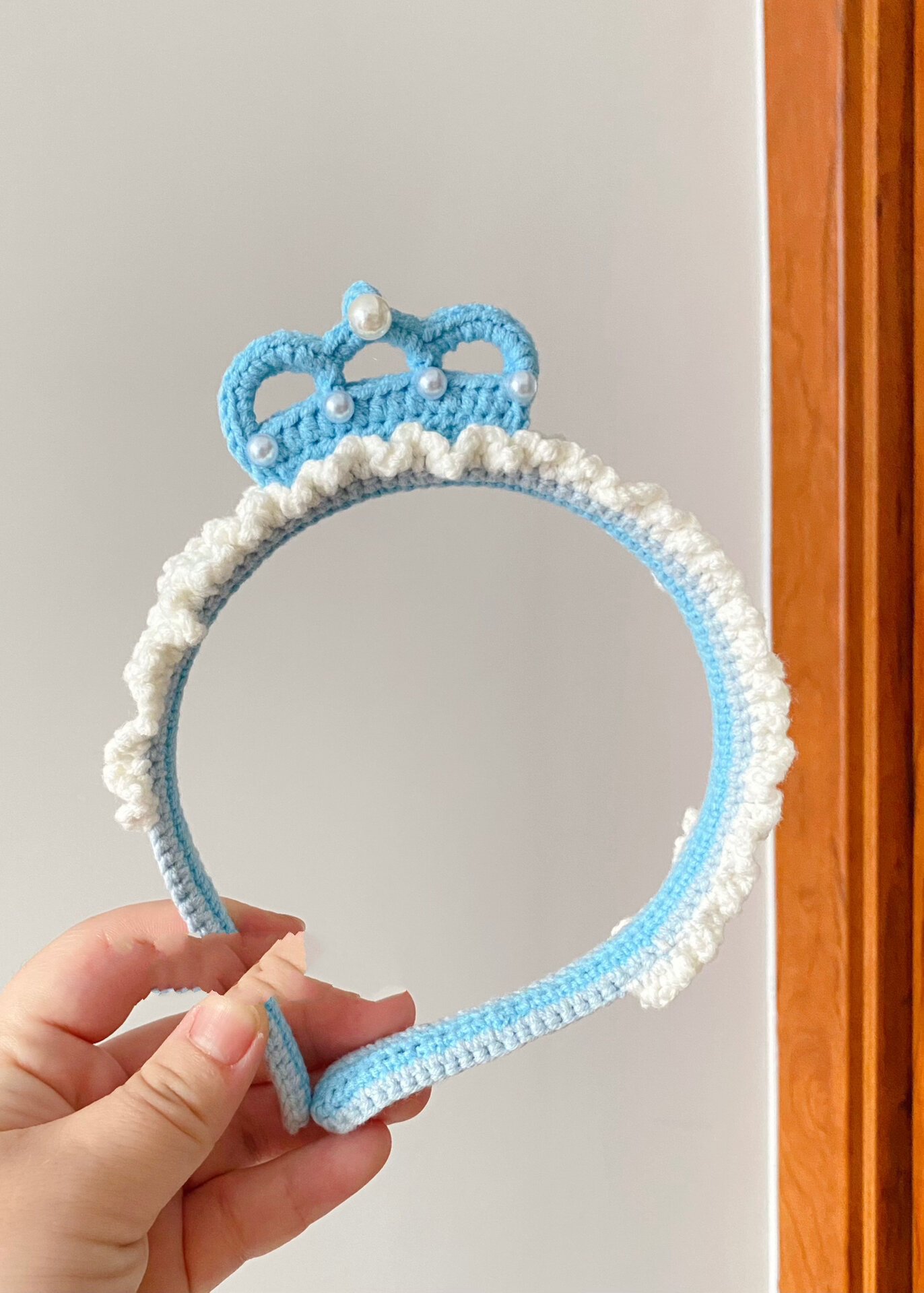 1000款钩织184艾莎公主发箍图解