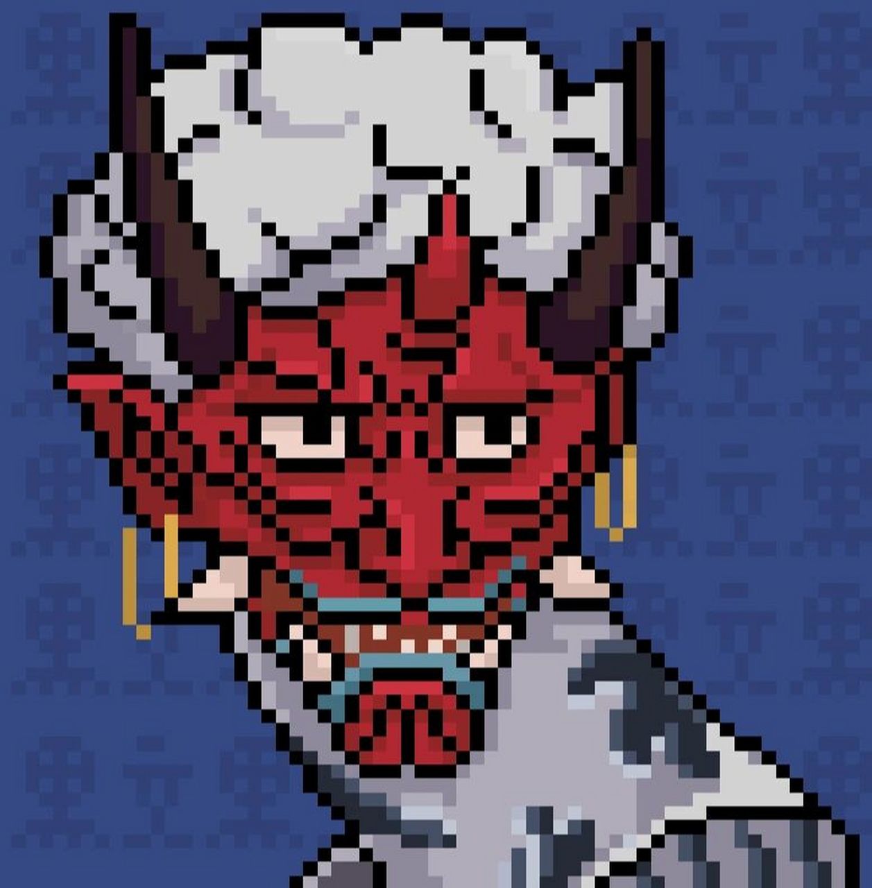 像素画##头像分享# #大卫##石膏# #般若# #纹身