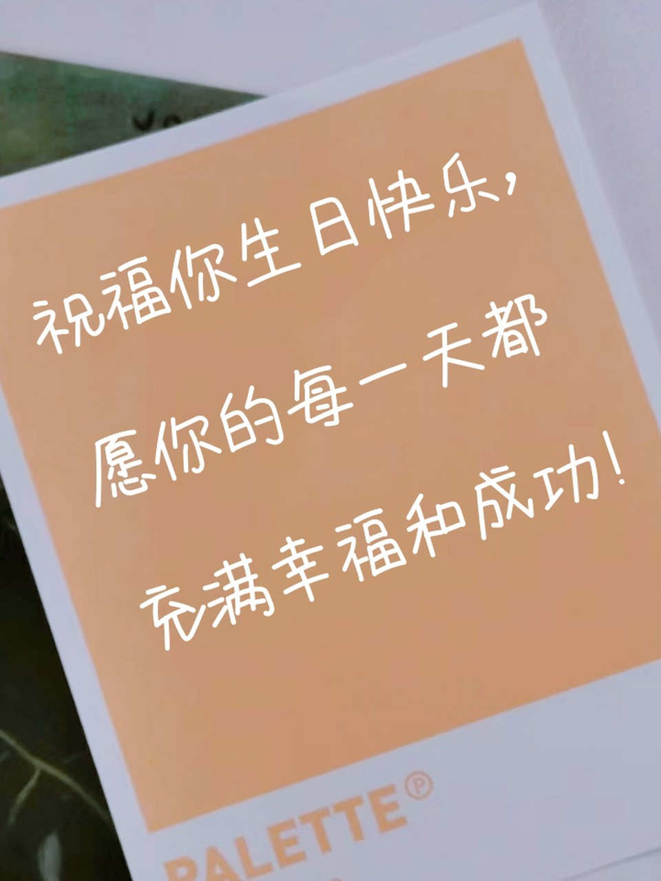 祝你生日快乐,愿你的生活充满阳光和美好的事物!
