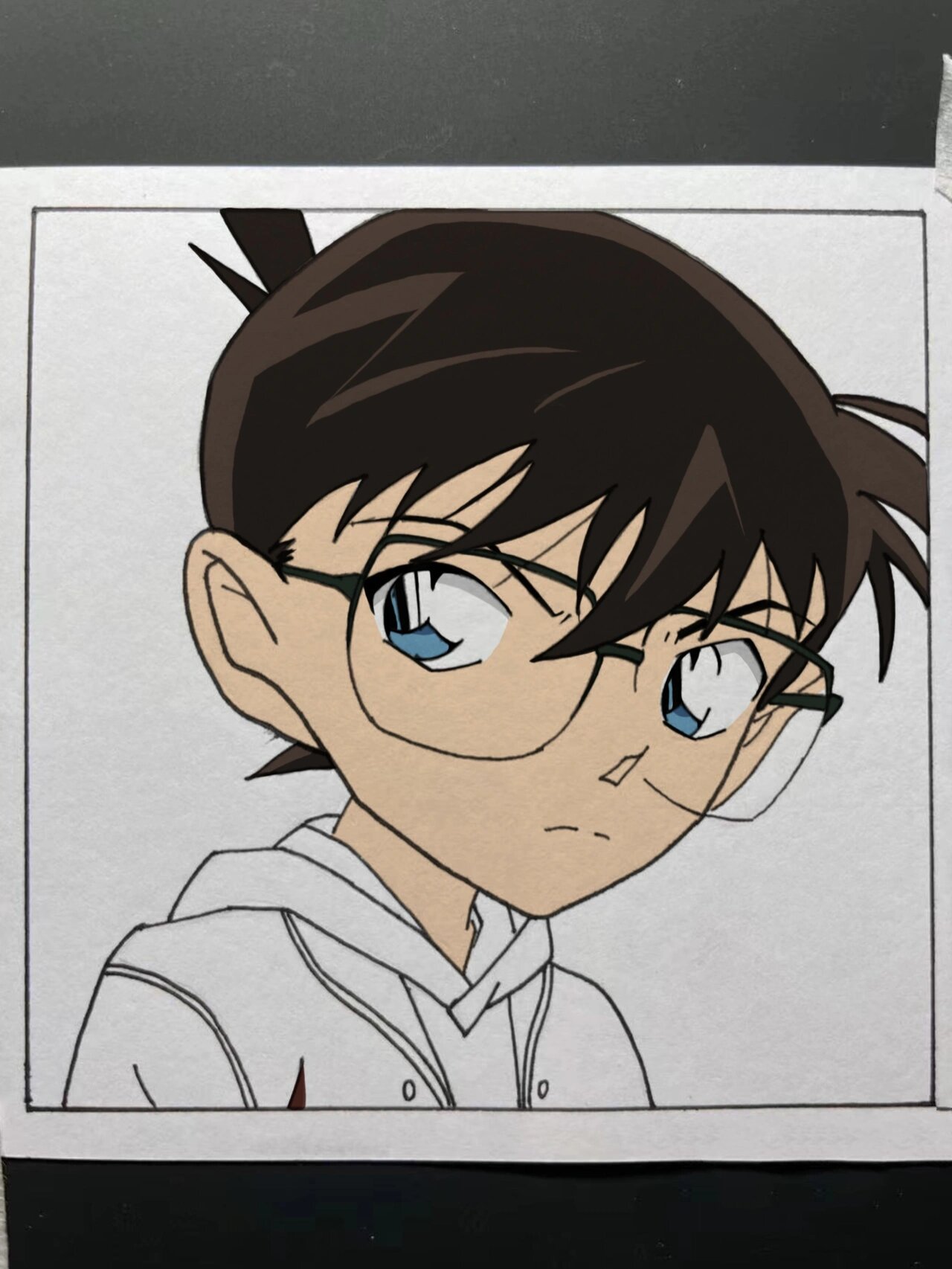 手绘|柯南 「附线稿过程」