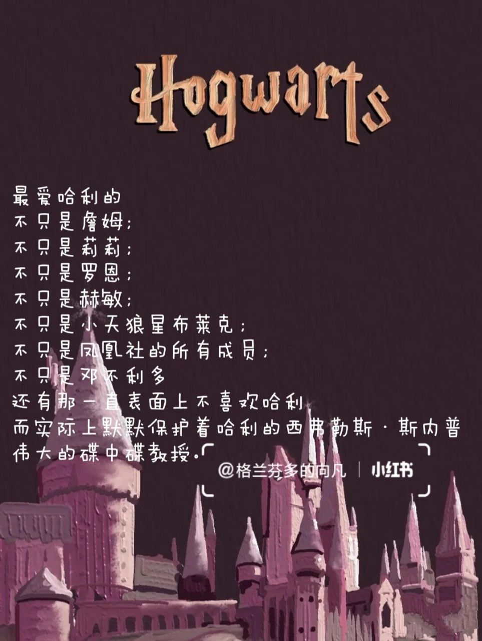 哈利波特虐心文案(4) 这篇是关于斯内普的 真的是一边哭一边打完的字