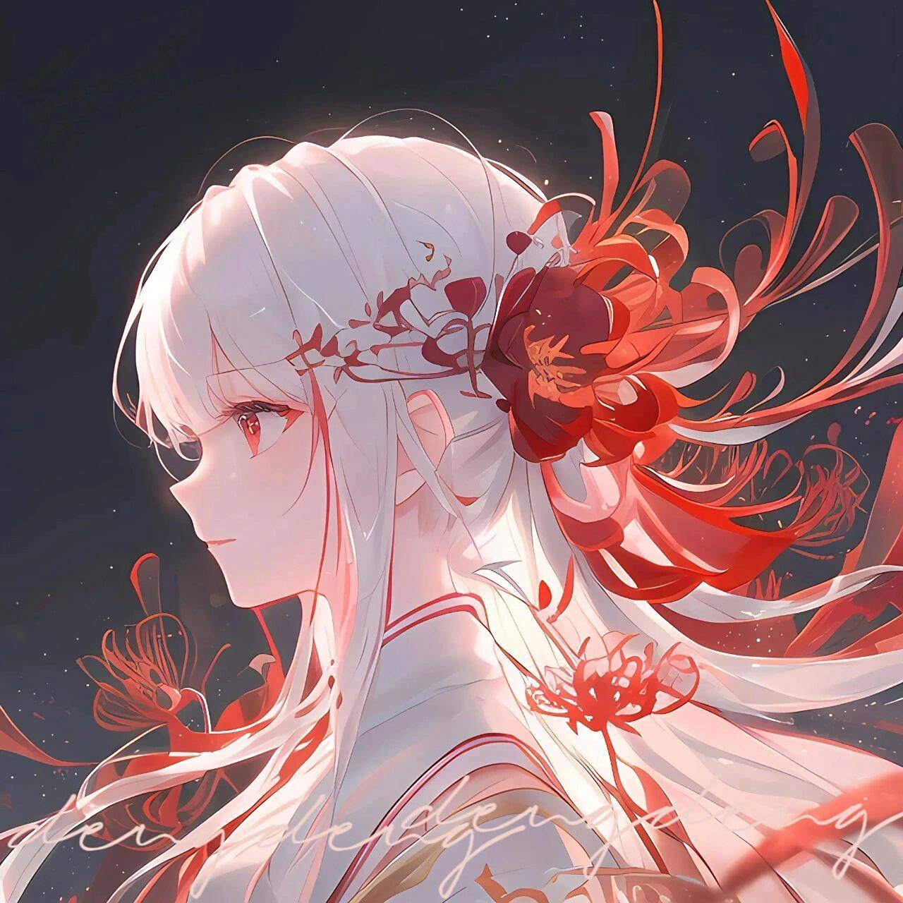 彼岸花少女第二期 彼岸花开花落一千年花开一千年生叶不见花,生花不见