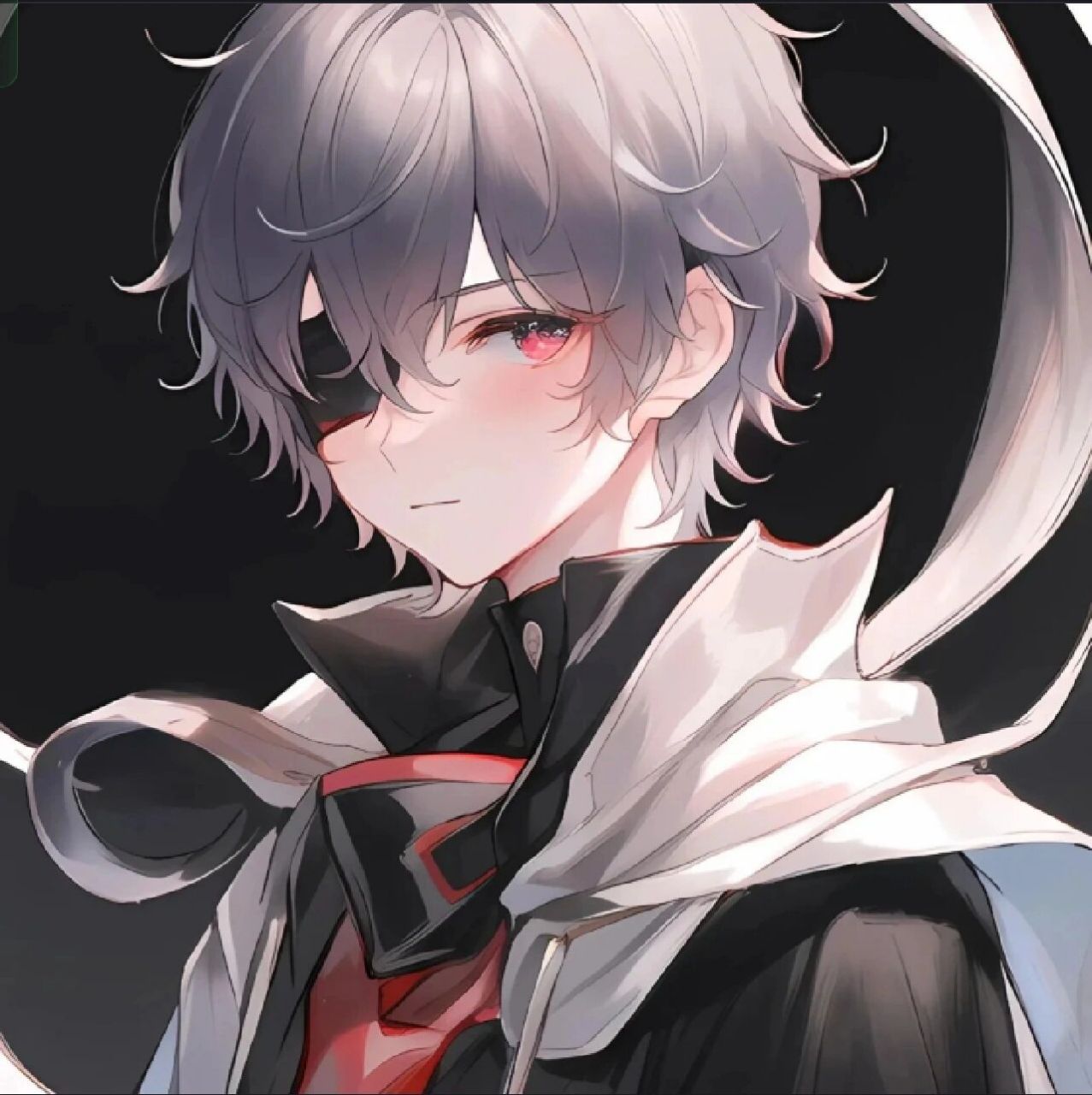 独眼忧郁男生头像