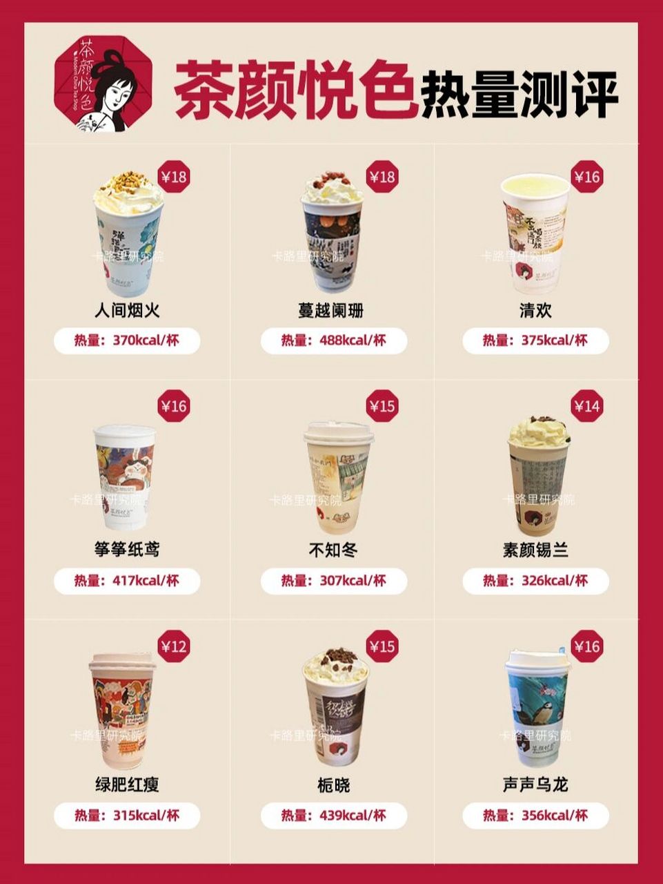 茶颜悦色热量测评丨奶茶,饮料 辣不怕 幽兰拿铁·湘辣版 藏不住的