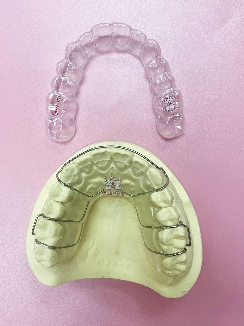 医生跟我说哈雷和透明保持器换着戴zui 省钱 这副透明保持器是矫正