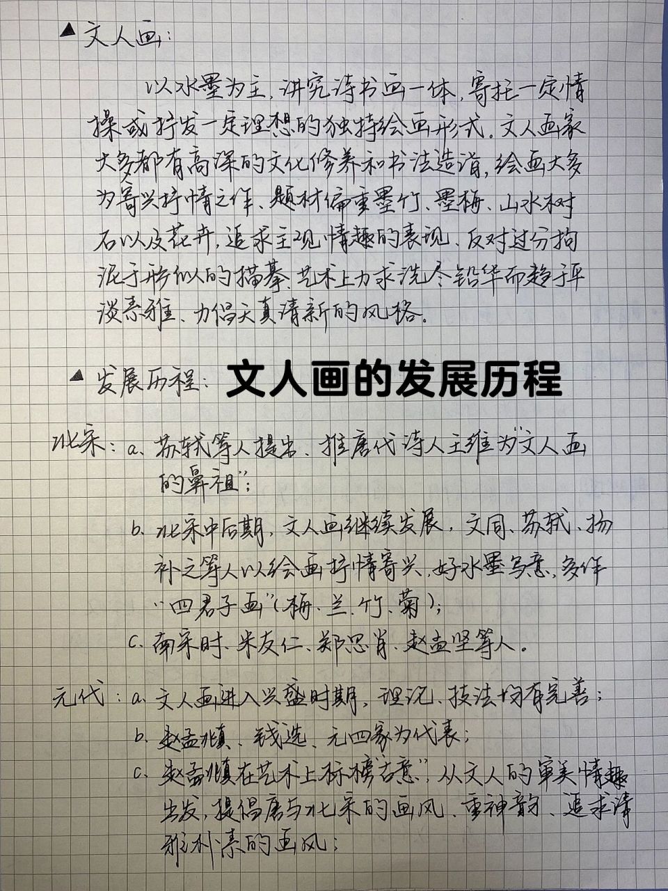 文人画的发展历程 94铁铁们 这是文人画的发展历程 山水 花鸟 人物