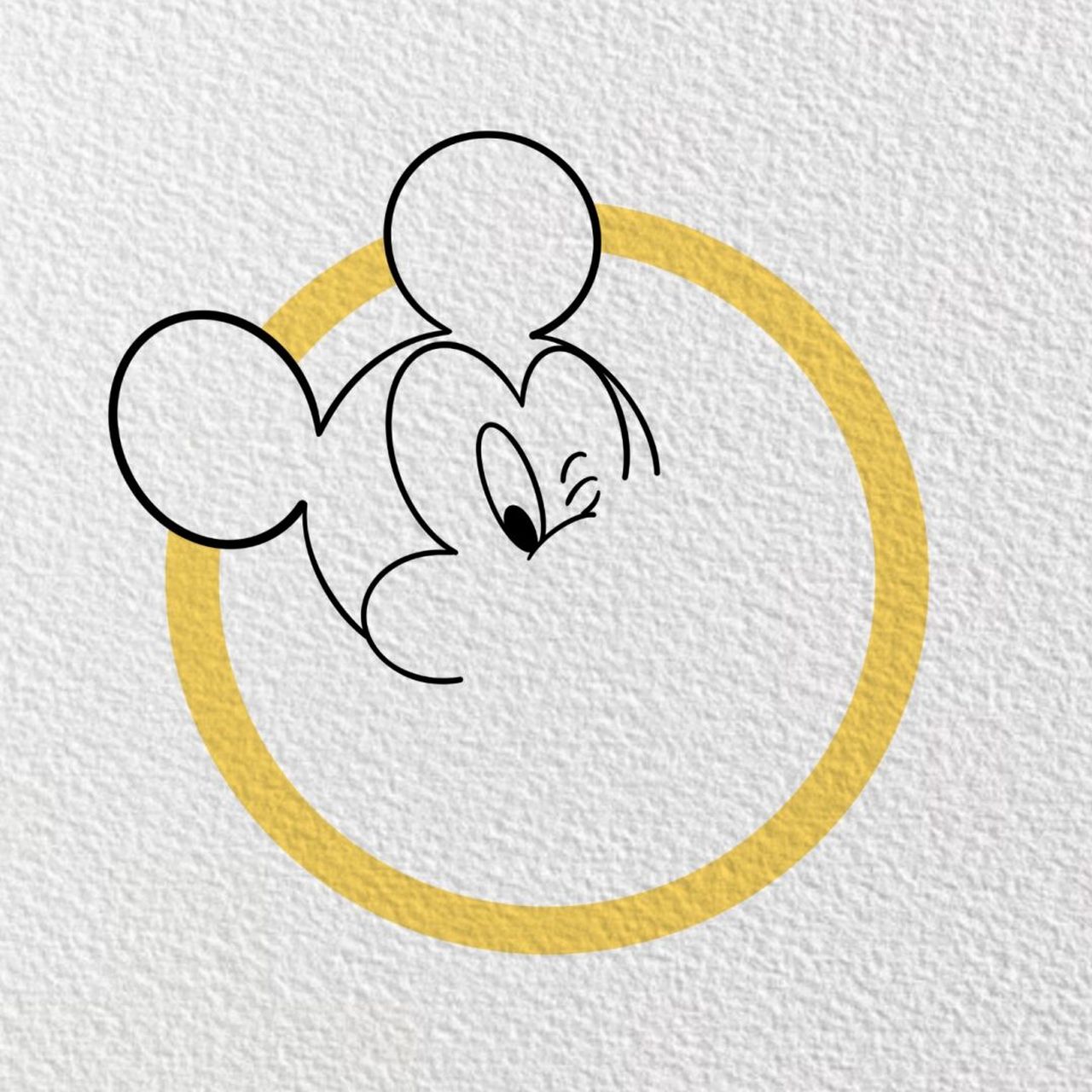 简笔画|【米奇】(附过程) 07 07 07 【用具】 44procreate