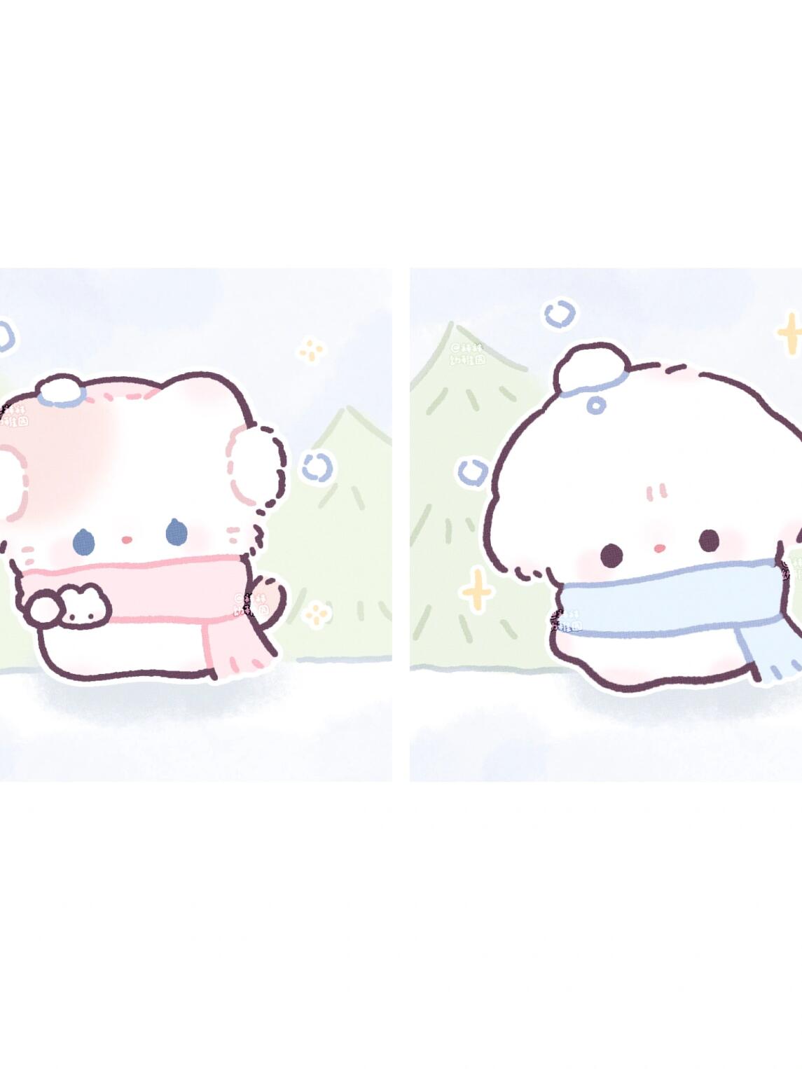 下雪啦79小动物情头