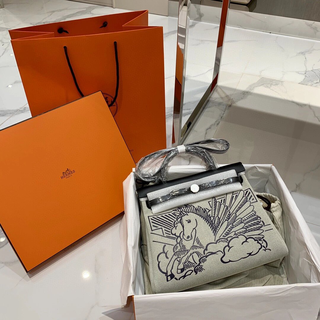 爱马仕herbag31飞马包少女心爆棚