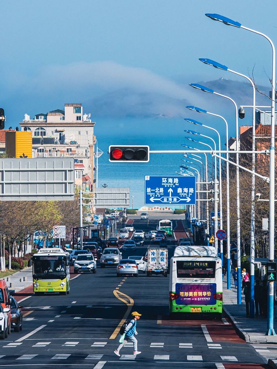 威海必逛打卡点|一条通向大海的网红公路98 北山路,通向大海,远眺