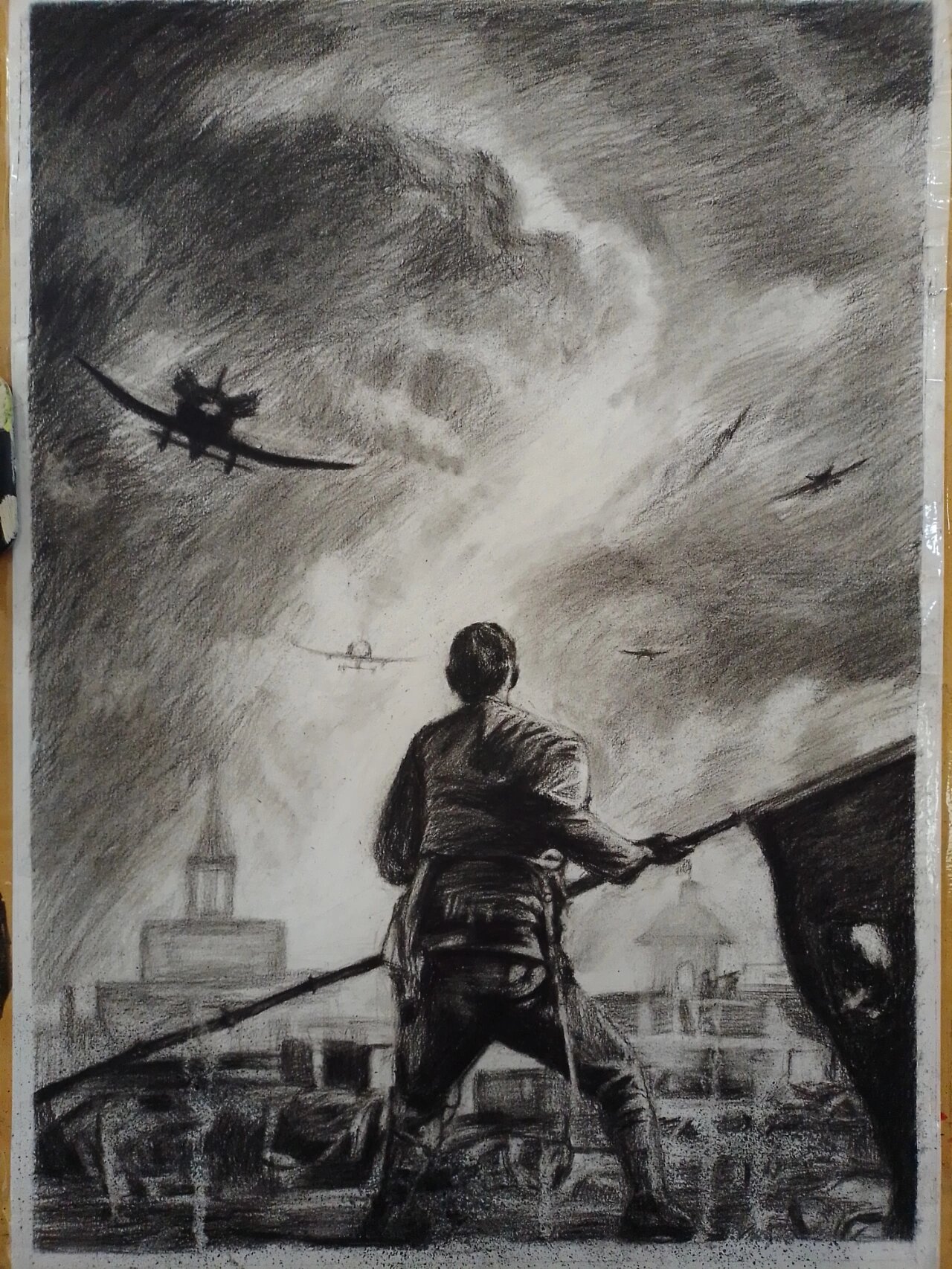 勿忘国耻,铭记历史!场景素描《八佰》