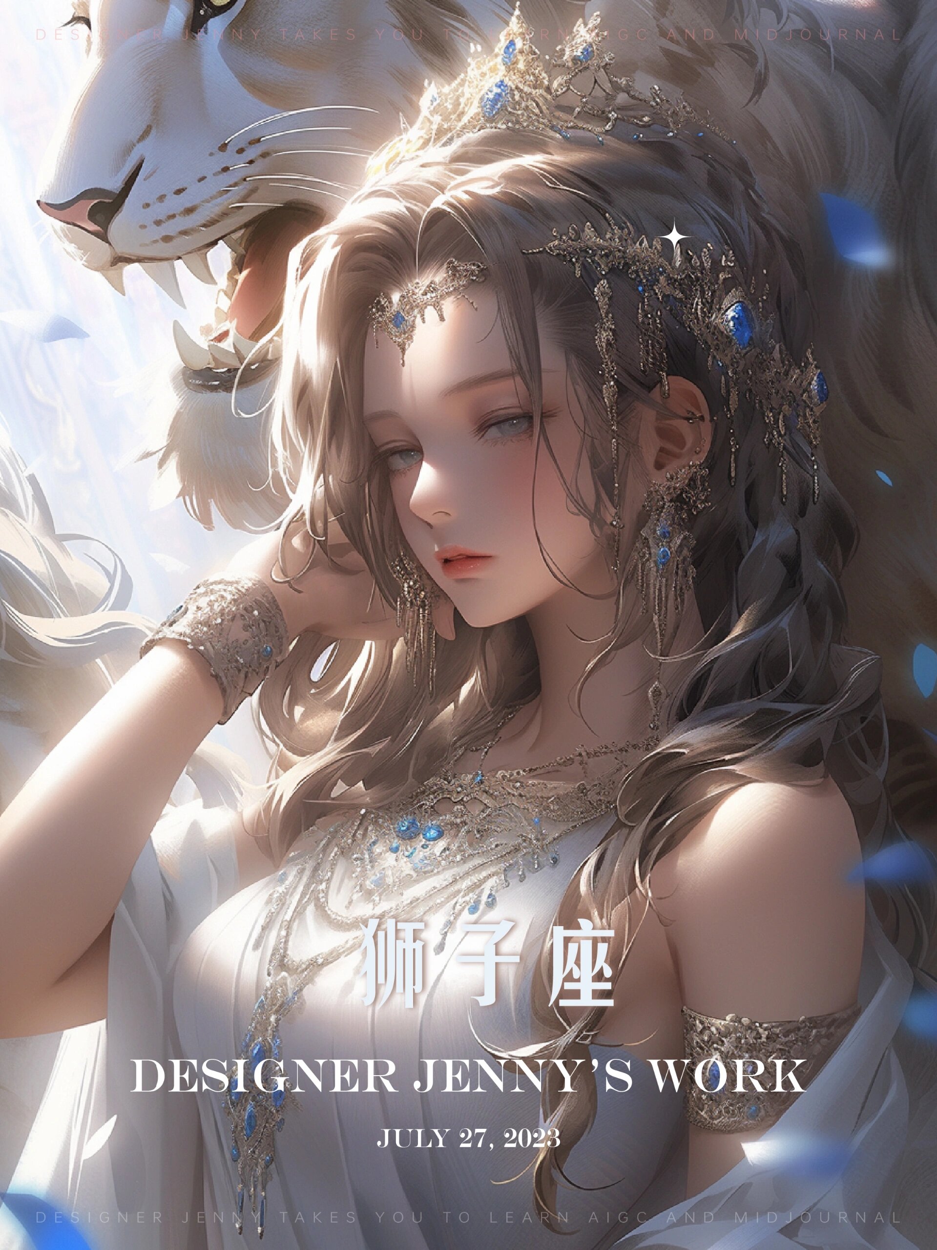 星座系列 |霸气侧漏狮子座,温柔可人美少女