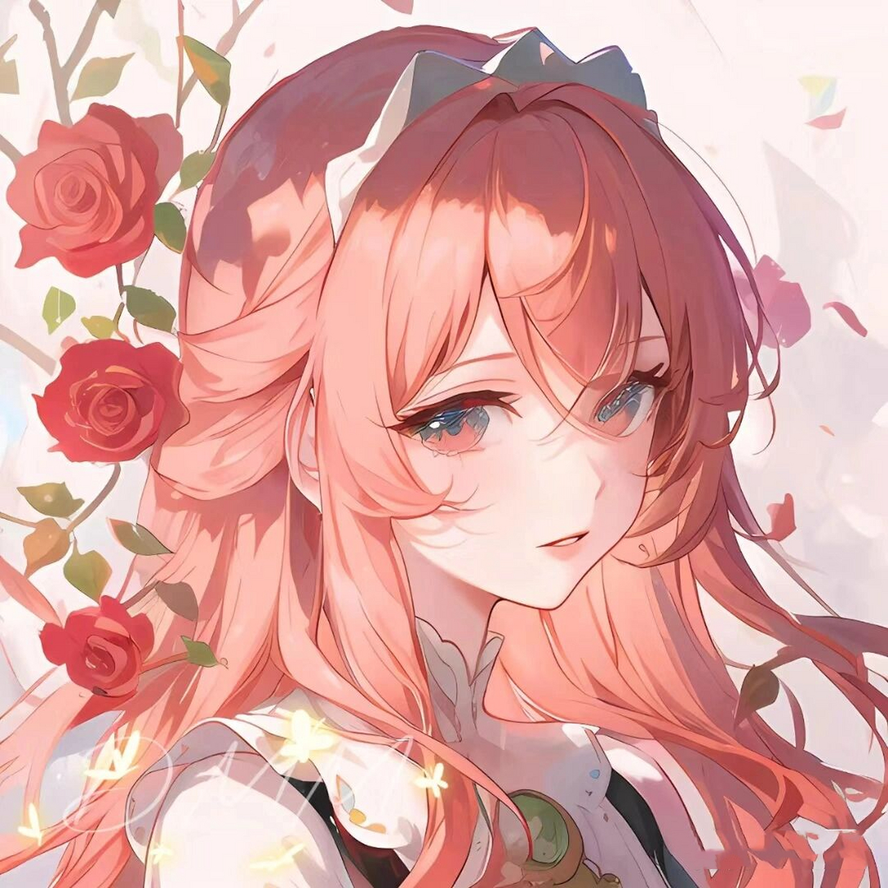 女生头像丨动漫丨粉系丨