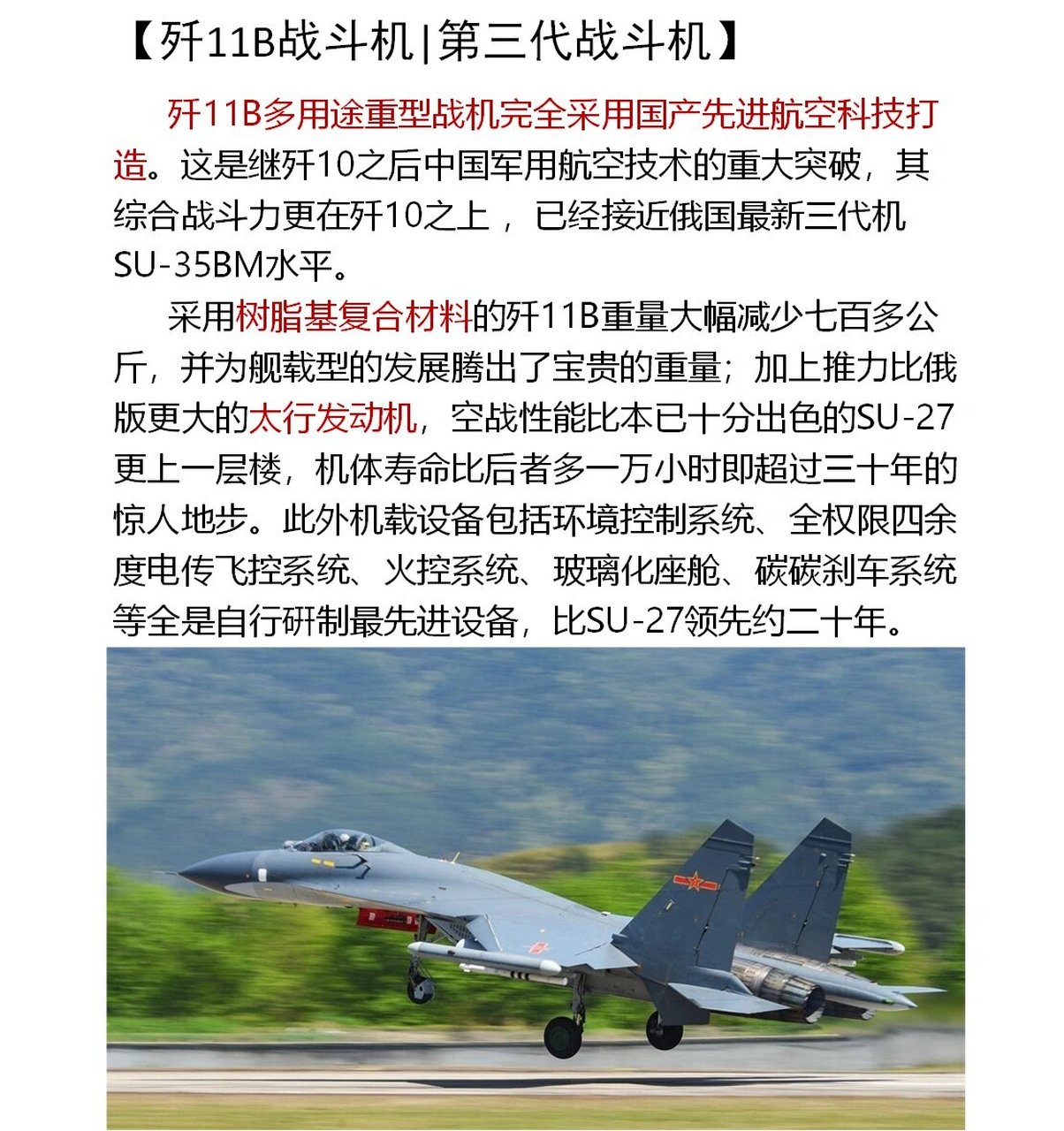 歼11详细参数图片