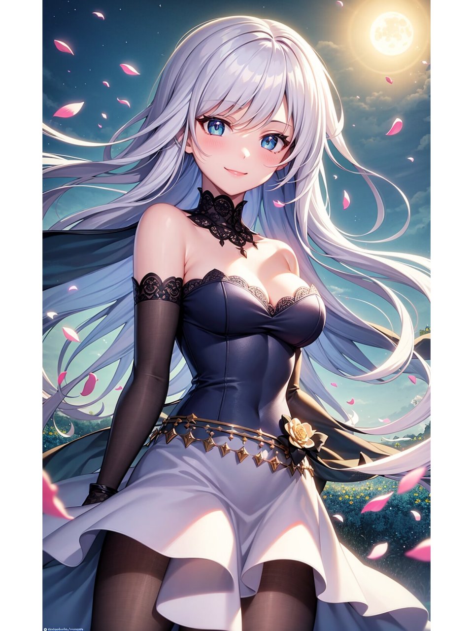 卡通|女生头像|银发系列