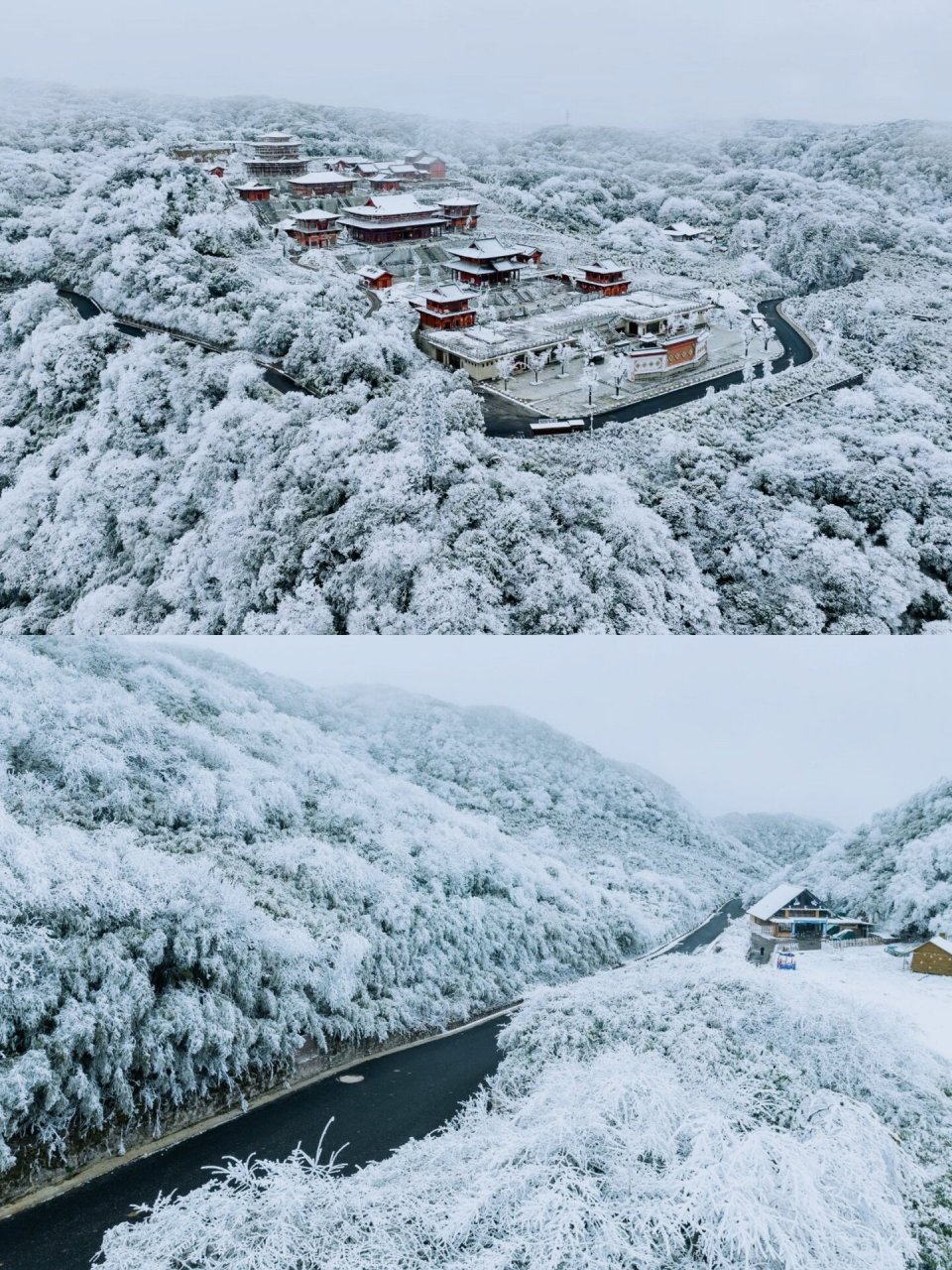 重庆周边下雪景点图片