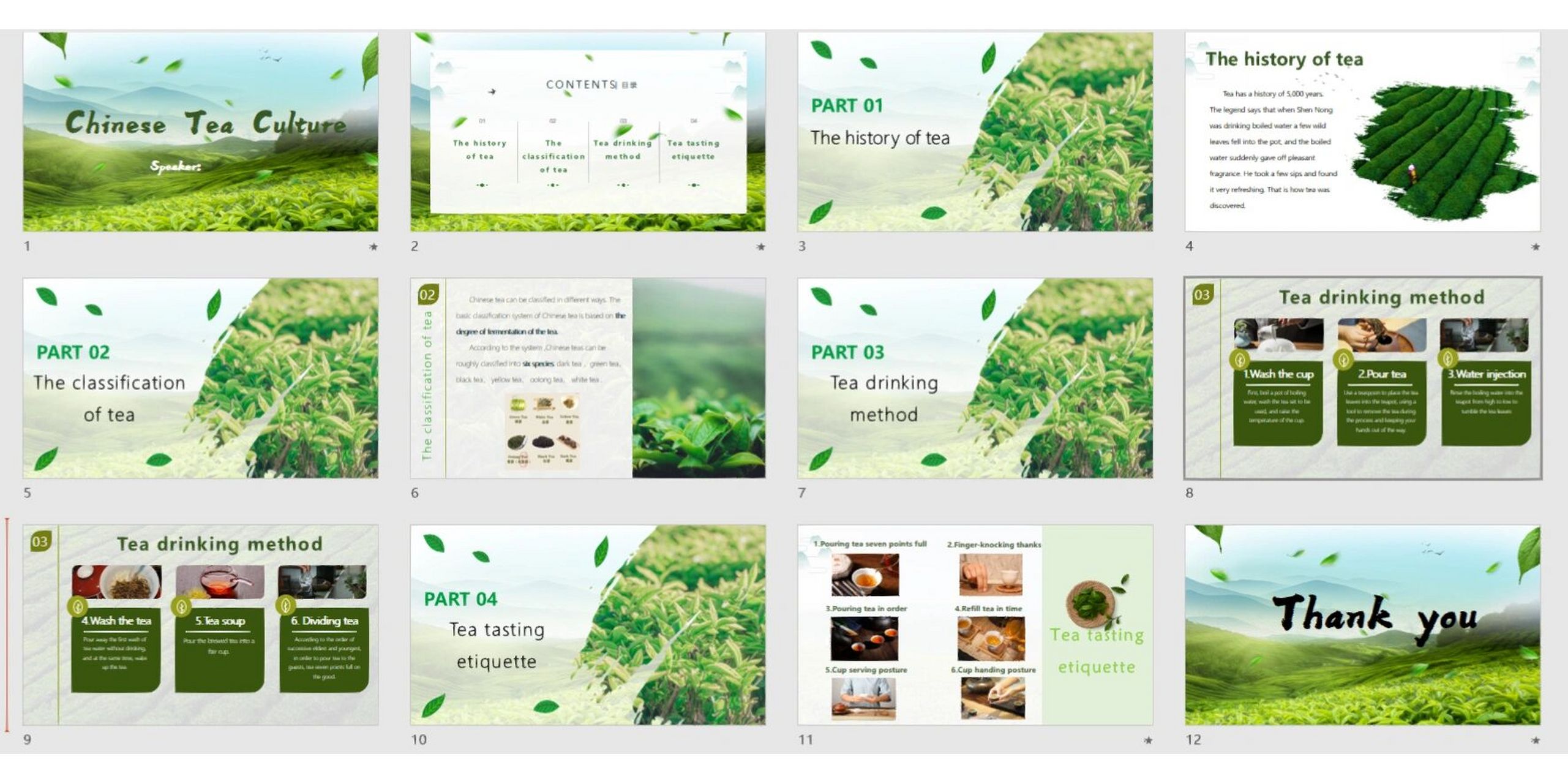 茶叶英语课件（茶民风
英语ppt）《茶叶英语介绍》